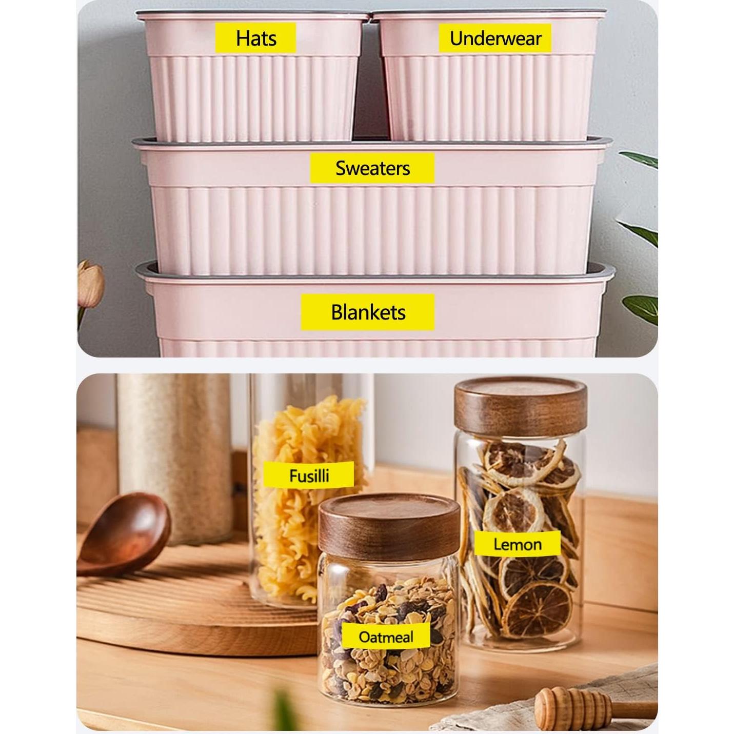 Paquete de 4 Cintas Laminadas Msudoku TZe-641 18mm Negro Amarillo