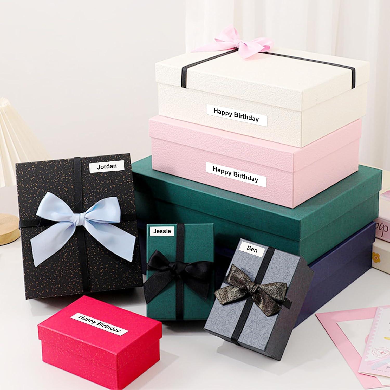 Paquete de 3 cintas de etiqueta Aililiya TZe-231 12mm blanco