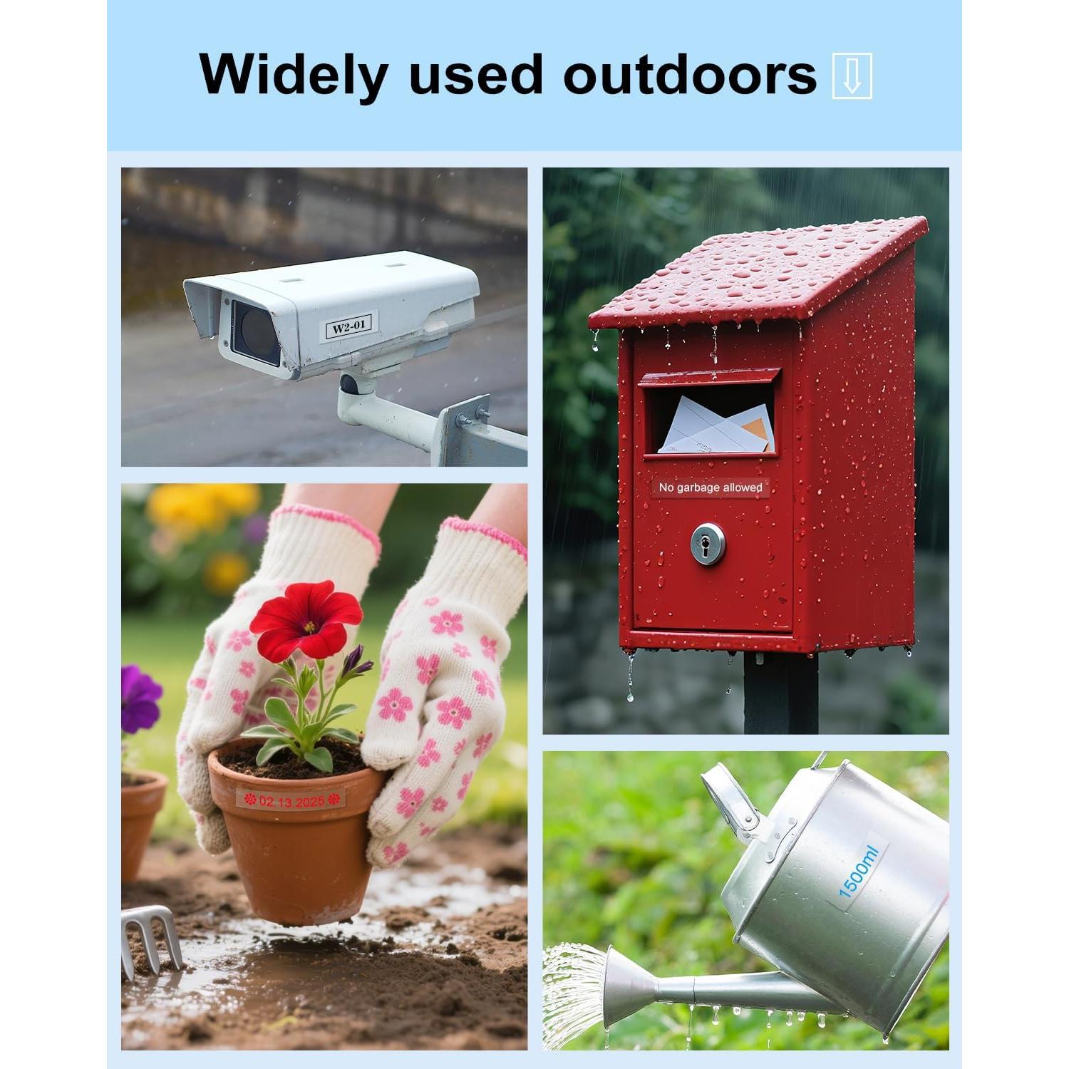 Cinta de Etiqueta Laminada NodiSem 12mm Transparente 4Pack