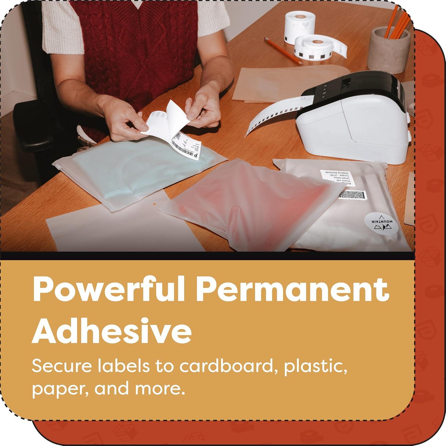 Etiquetas Térmicas Aegis Adhesives DK-1201 27.94x88.9mm 12 Rollos