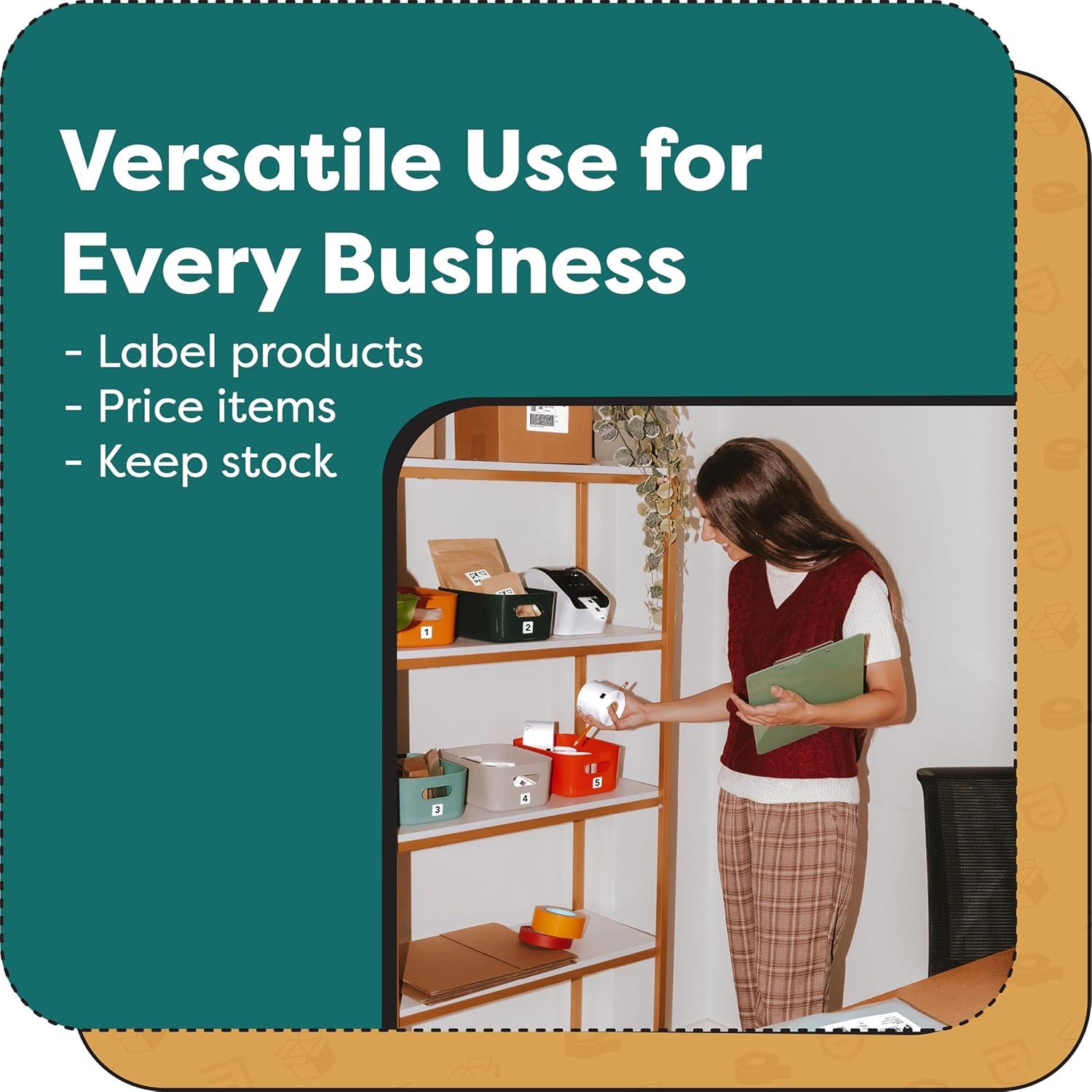 Etiquetas Térmicas Aegis Adhesives DK-1201 27.94x88.9mm 12 Rollos