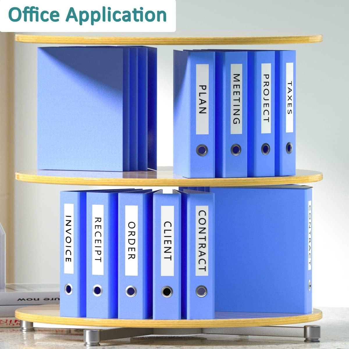 Cinta de Etiquetado Hehua TZe221 6 Paquetes 9mm Negro sobre Blanco