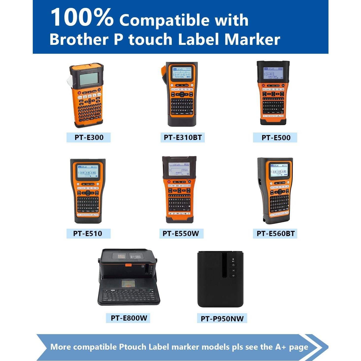 Etiquetas Termocontraíbles Labelwell HSe-221 3-Pack 8.8mm Negro