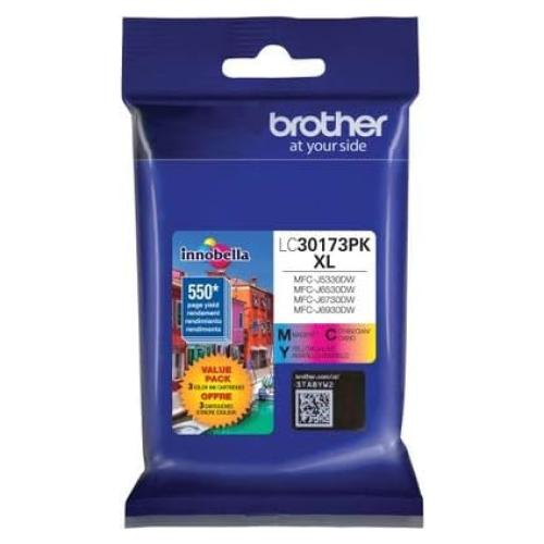 Cartuchos de Tinta Original Brother LC30173PK - Cian, Magenta, Amarillo - 2 Paquetes