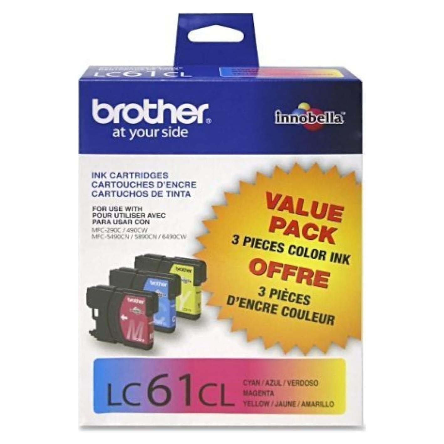 Paquete de Tinta 3 Colores Brother MFC-J615W - 325 Páginas