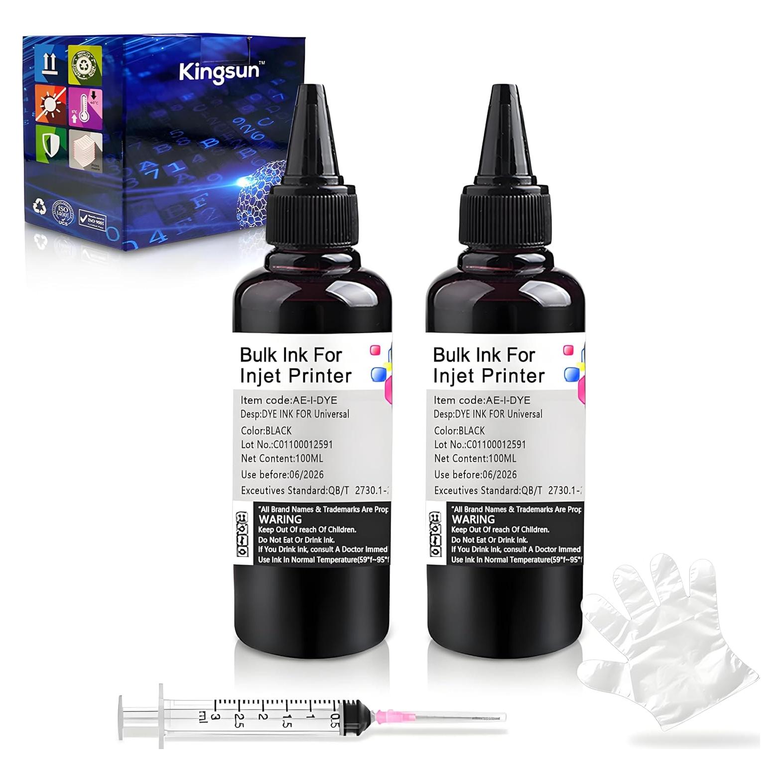 Kit de recarga de tinta universal KSUMEI 200 ml para impresoras