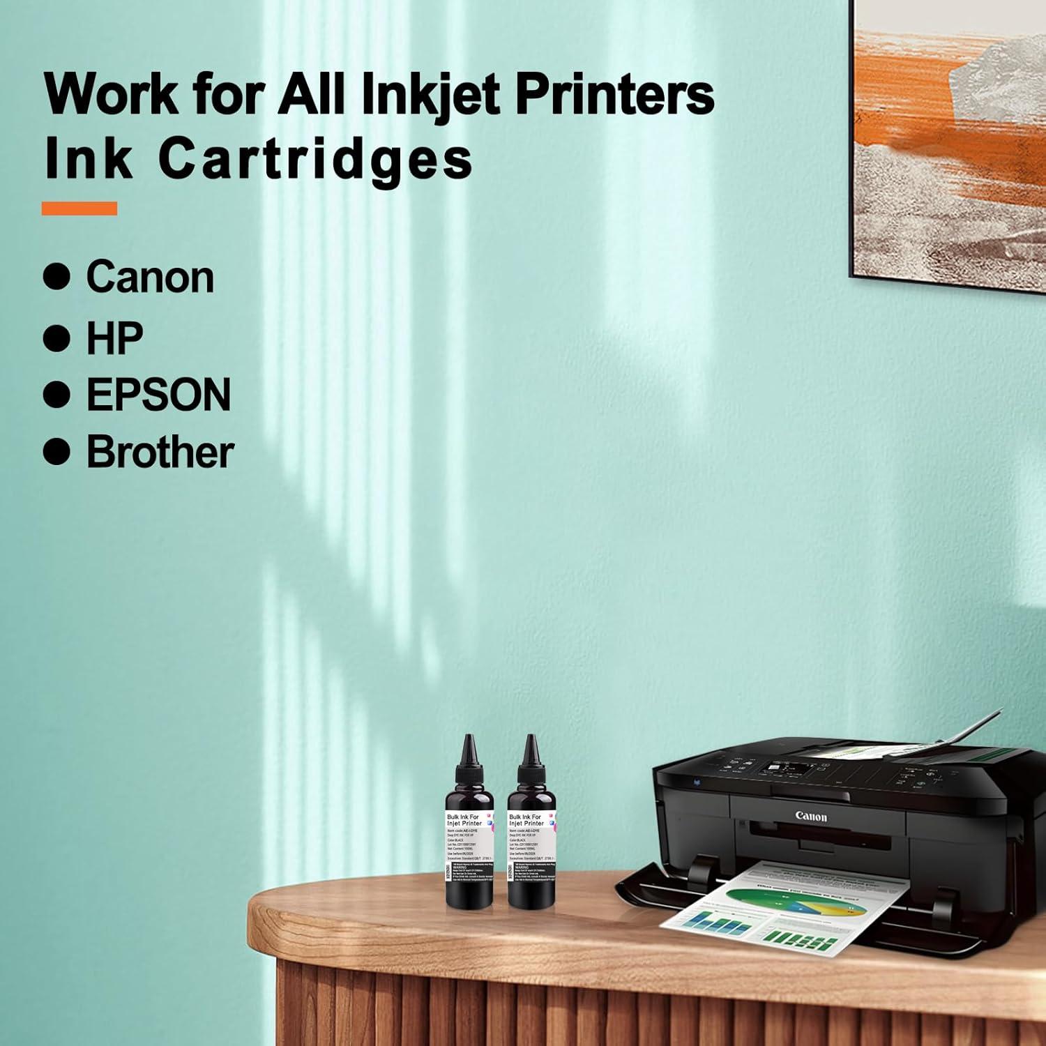 Kit de recarga de tinta universal KSUMEI 200 ml para impresoras