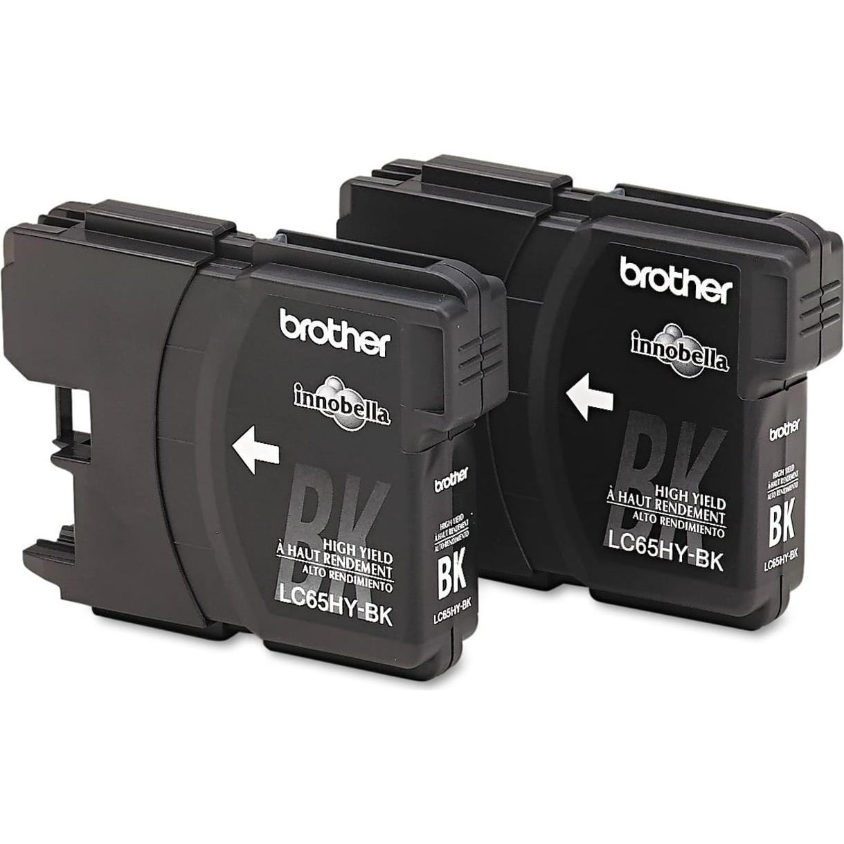 Cartuchos de Tinta Brother LC65HYBK2 Negro - Paquete de 2