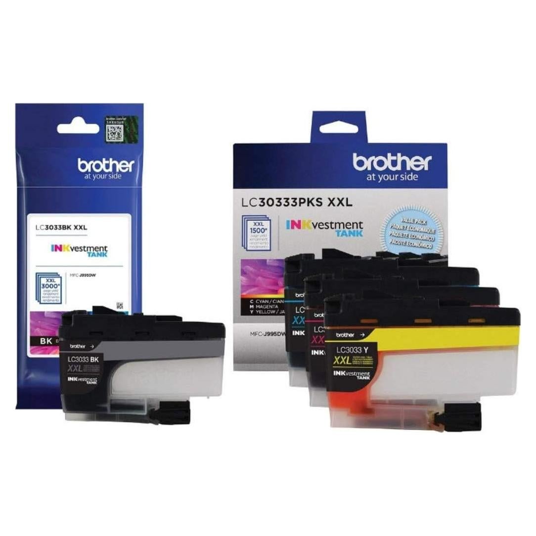 Cartuchos de Tinta Brother LC3033BK/Cian/Magenta/Azul 4 Colores
