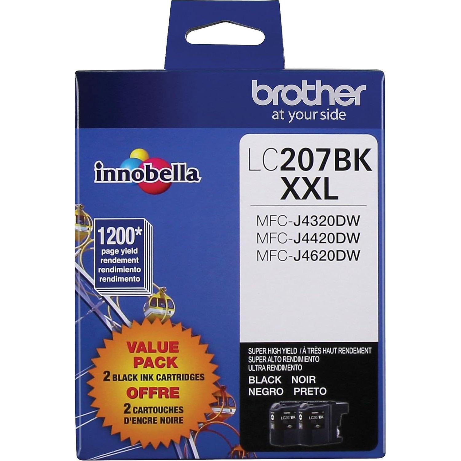 Cartucho de tinta Brother LC2072PKS Negro - Paquete de 2