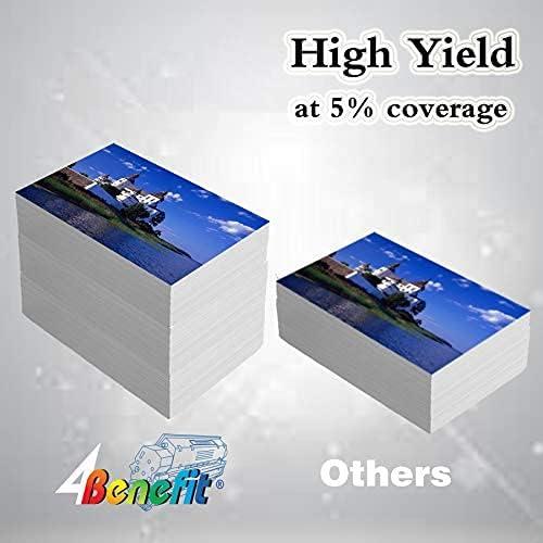 Juego de 4 Cartuchos de Tinta Compatibles 4Benefit LC401 para Brother