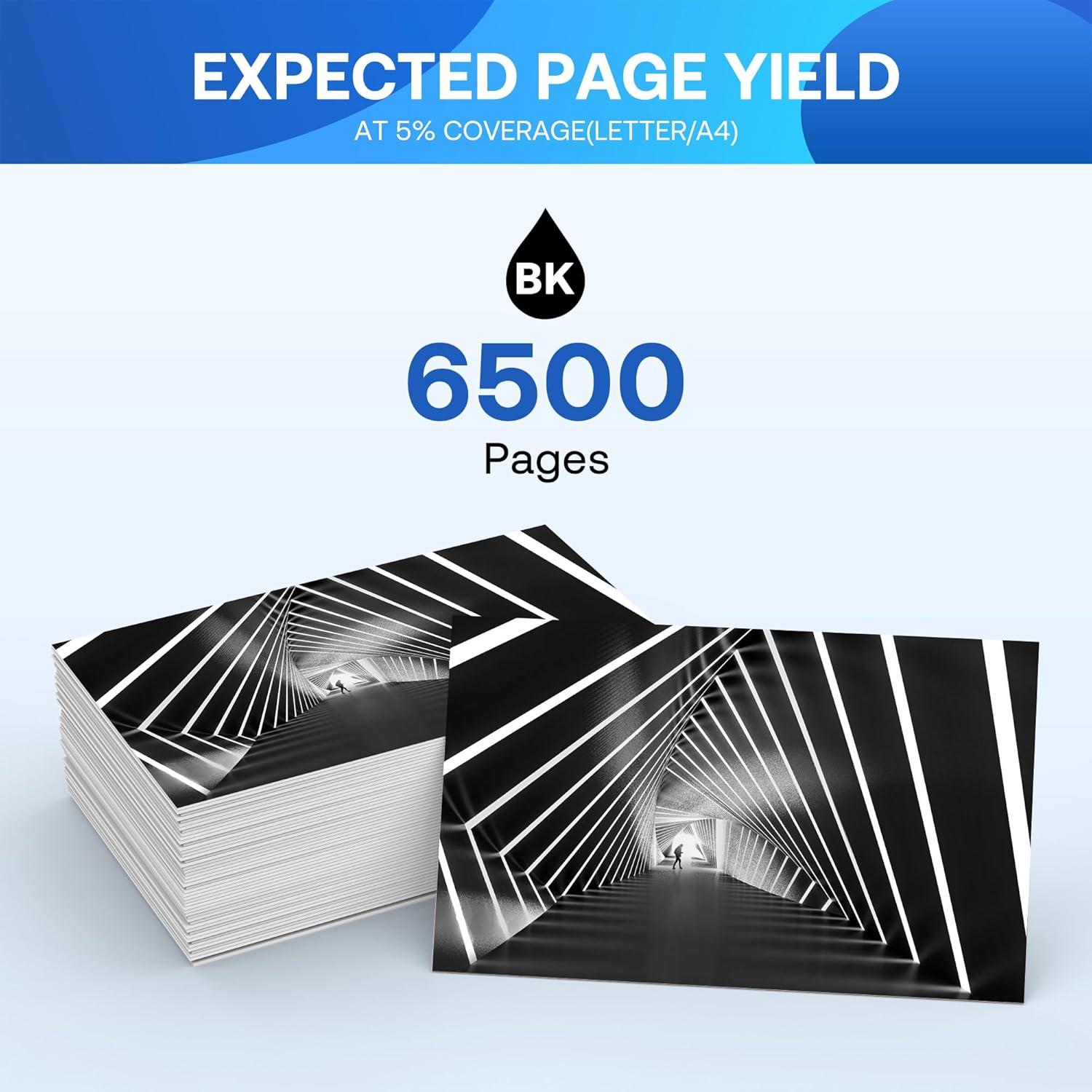 Cartucho de Tóner Negro Compatible Brother TN436 TN433 TN431 - 2 Pack