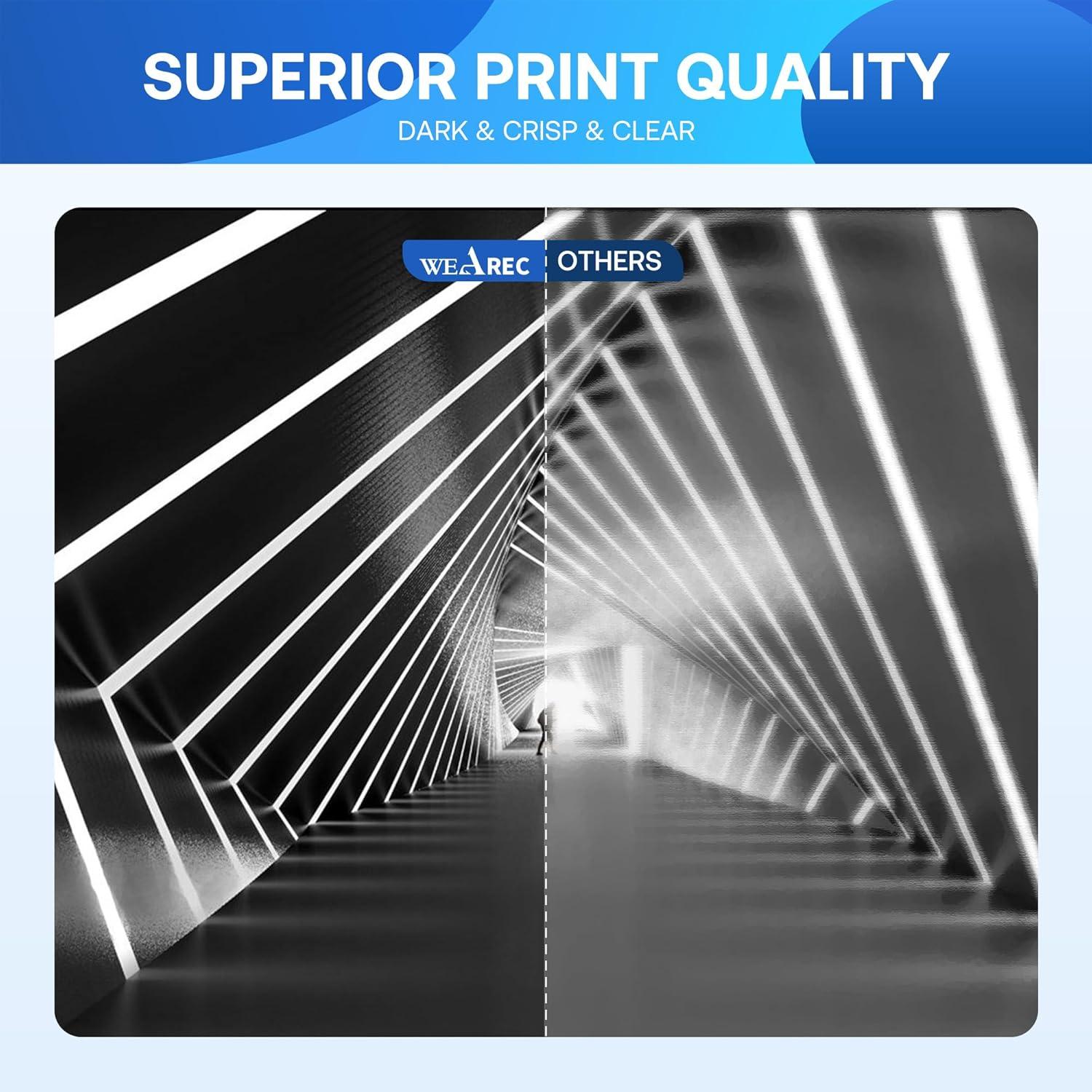 Cartucho de Tóner Negro Compatible Brother TN436 TN433 TN431 - 2 Pack