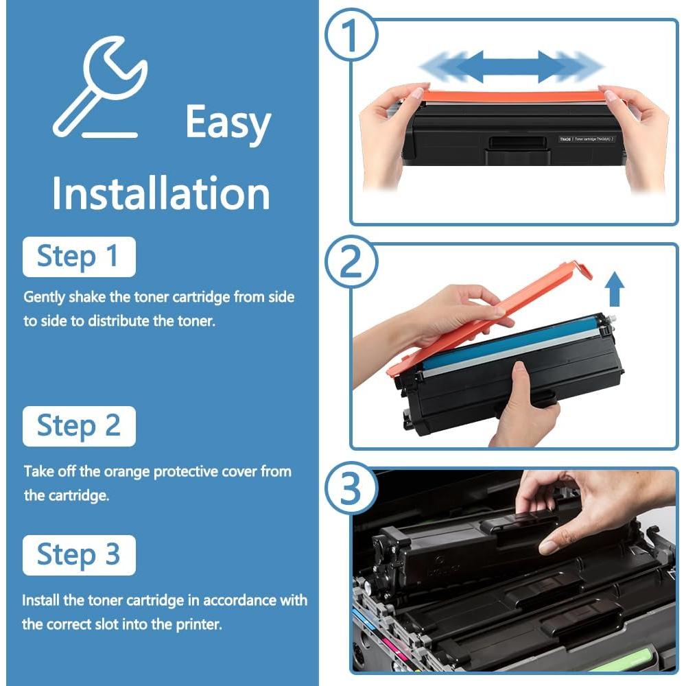 Conjunto de cartuchos de tóner MxVol TN436 alta capacidad 6500páginas