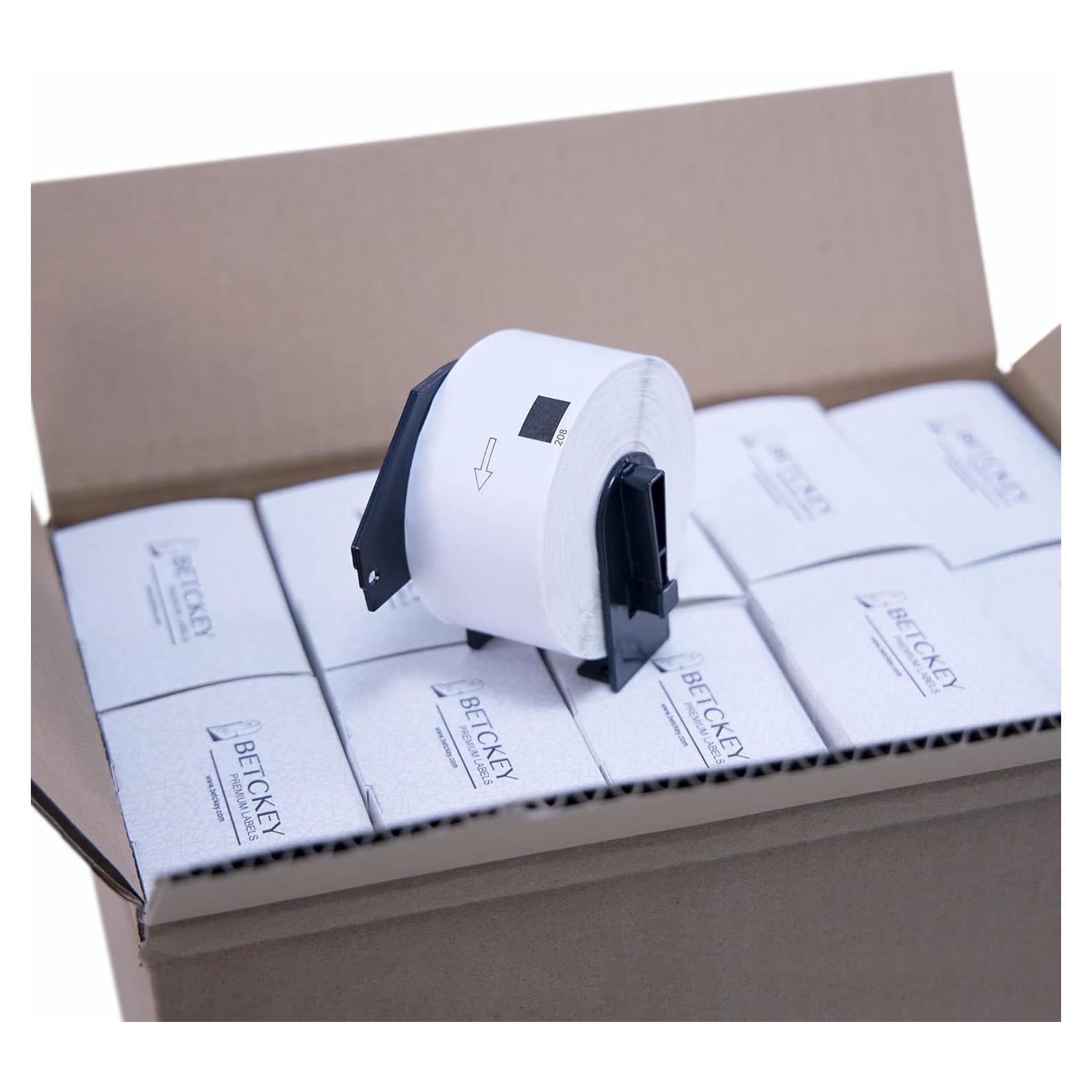 Etiquetas de Dirección Grandes BETCKEY DK-1208 38x90mm - 20 Rollos