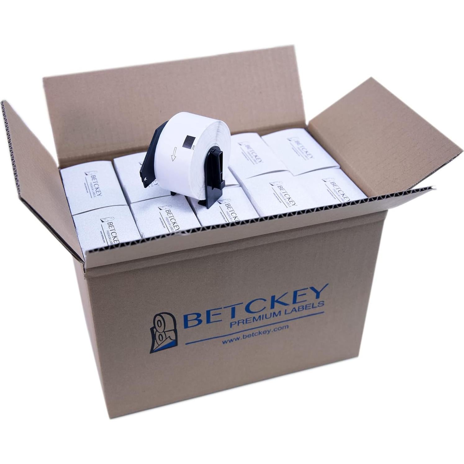 Etiquetas de Dirección Grandes BETCKEY DK-1208 38x90mm - 20 Rollos