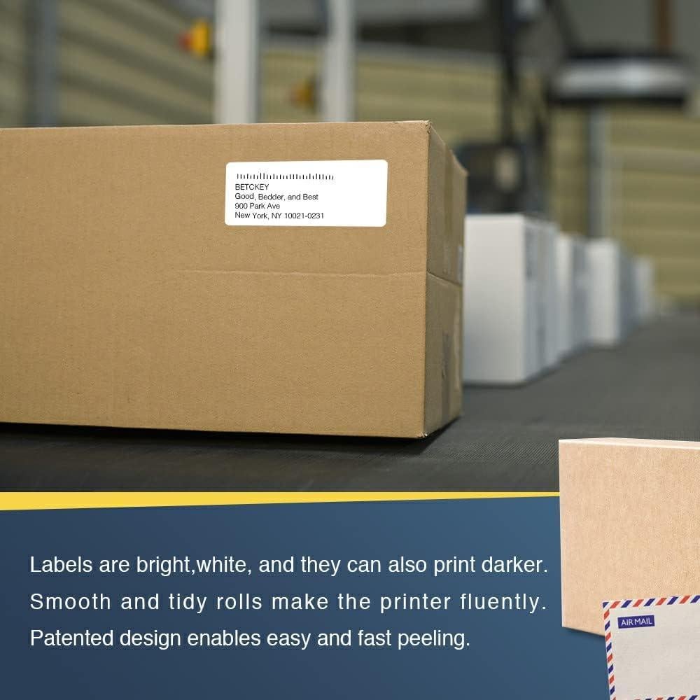 Etiquetas de Dirección Grandes BETCKEY DK-1208 38x90mm - 20 Rollos