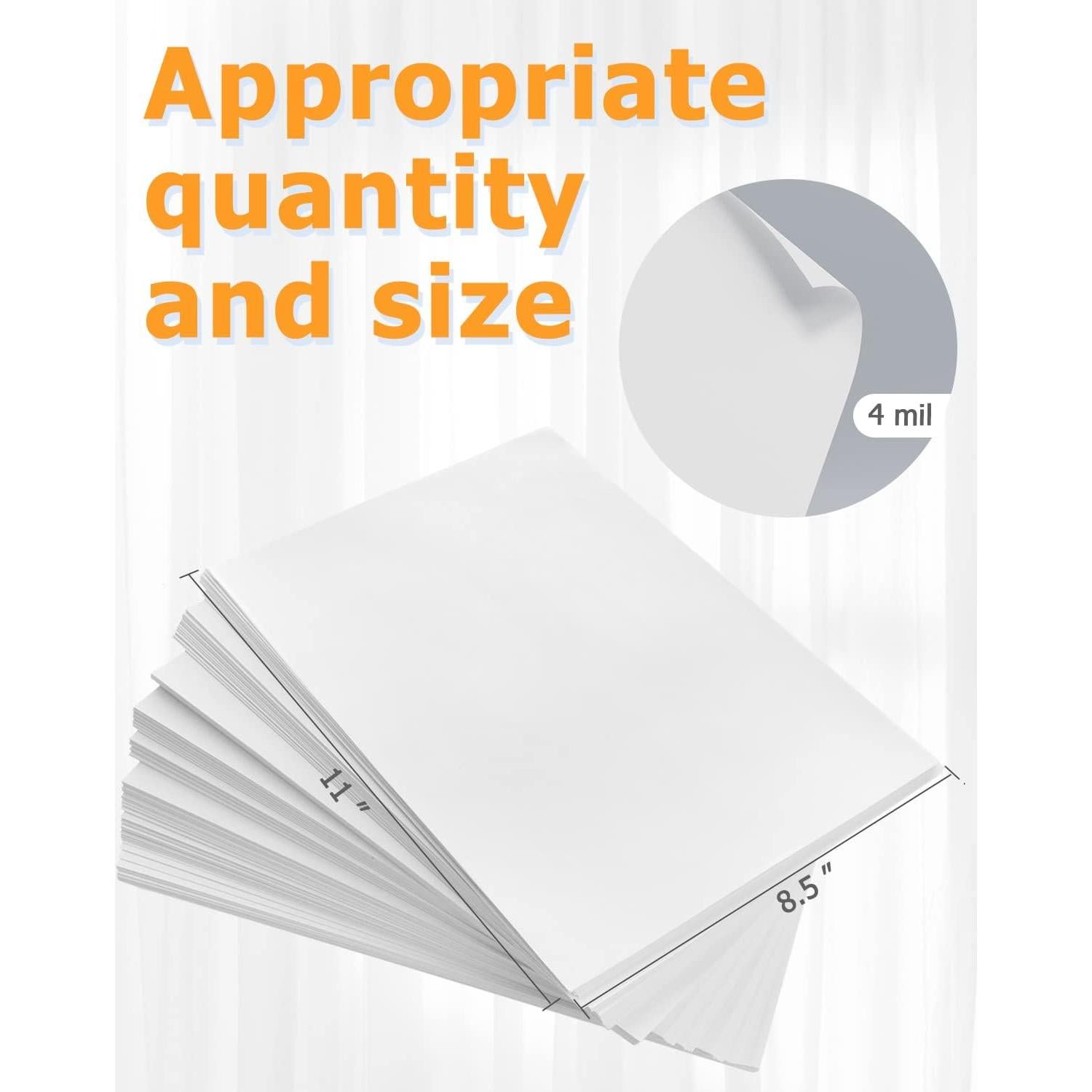 Papel de Etiquetas Mate Lzerking 200 Hojas 21.6x27.9 cm