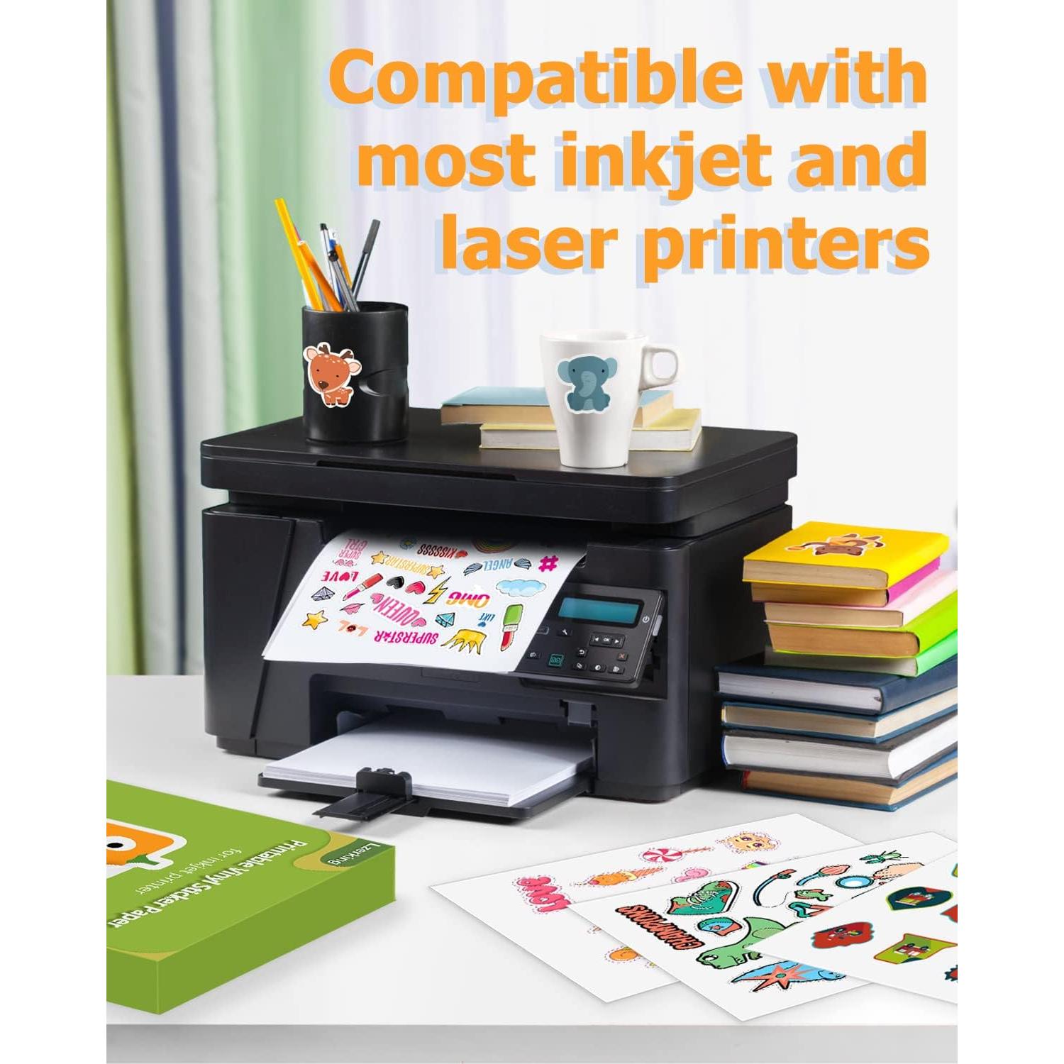 Papel de Etiquetas Mate Lzerking 200 Hojas 21.6x27.9 cm