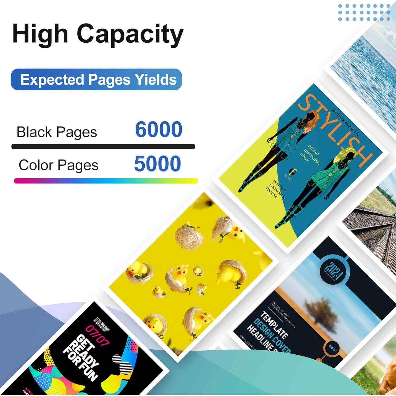 Cartuchos de tinta compatibles Brother LC406XL Paquete de 4