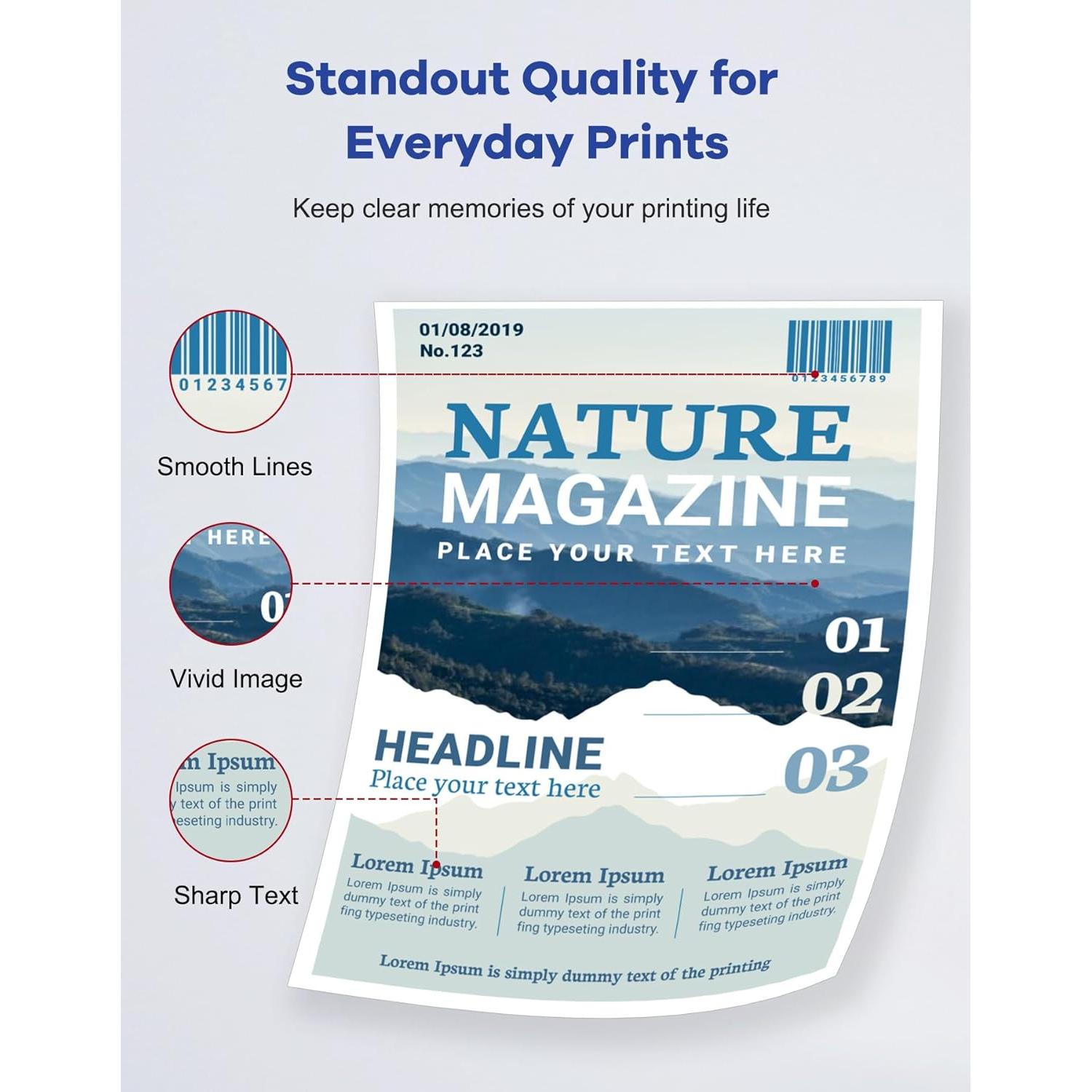 Cartuchos de Tinta RumbaRex LC3033 XXL Paquete de 4 - Negro, Cian, Magenta, Amarillo