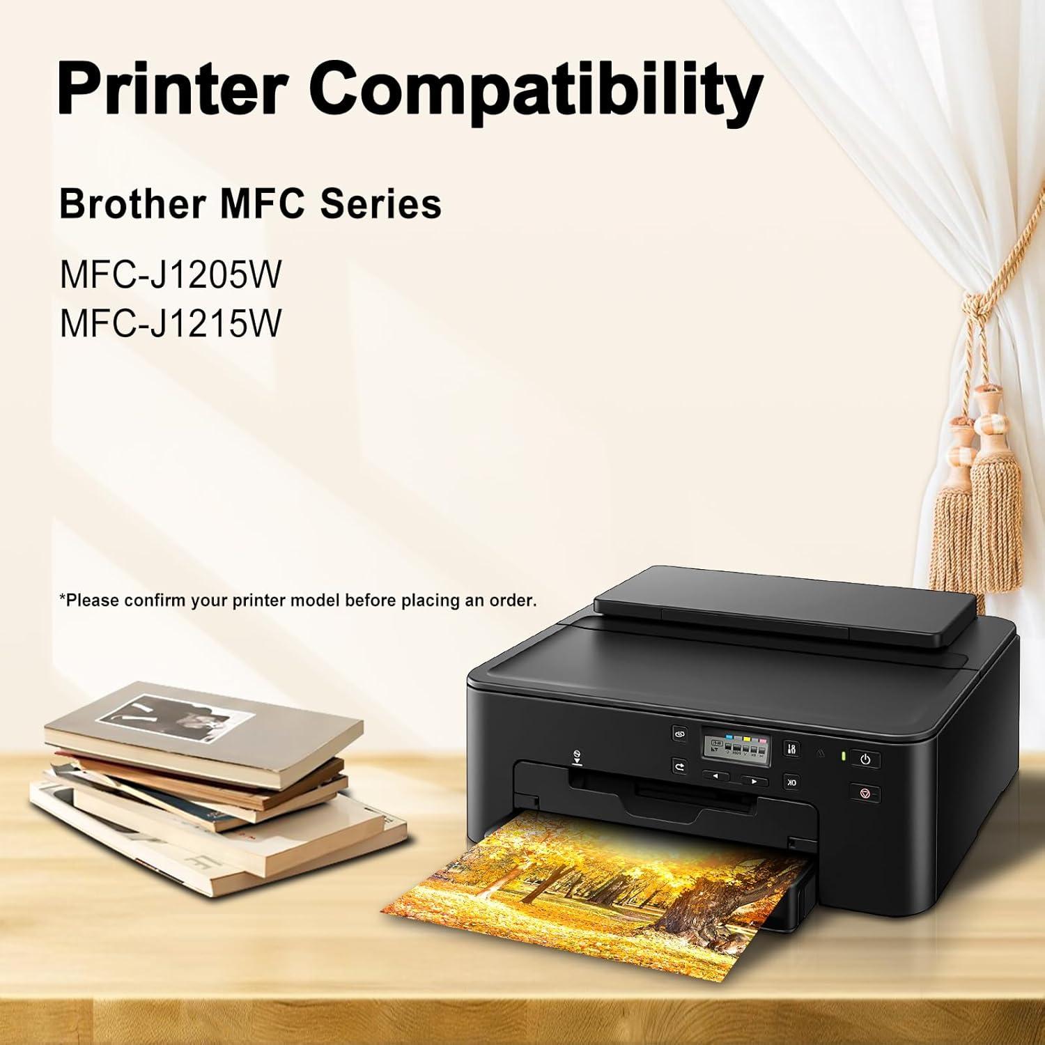 Cartuchos de tinta Miss Deer LC404 para impresora Brother 5-Pack