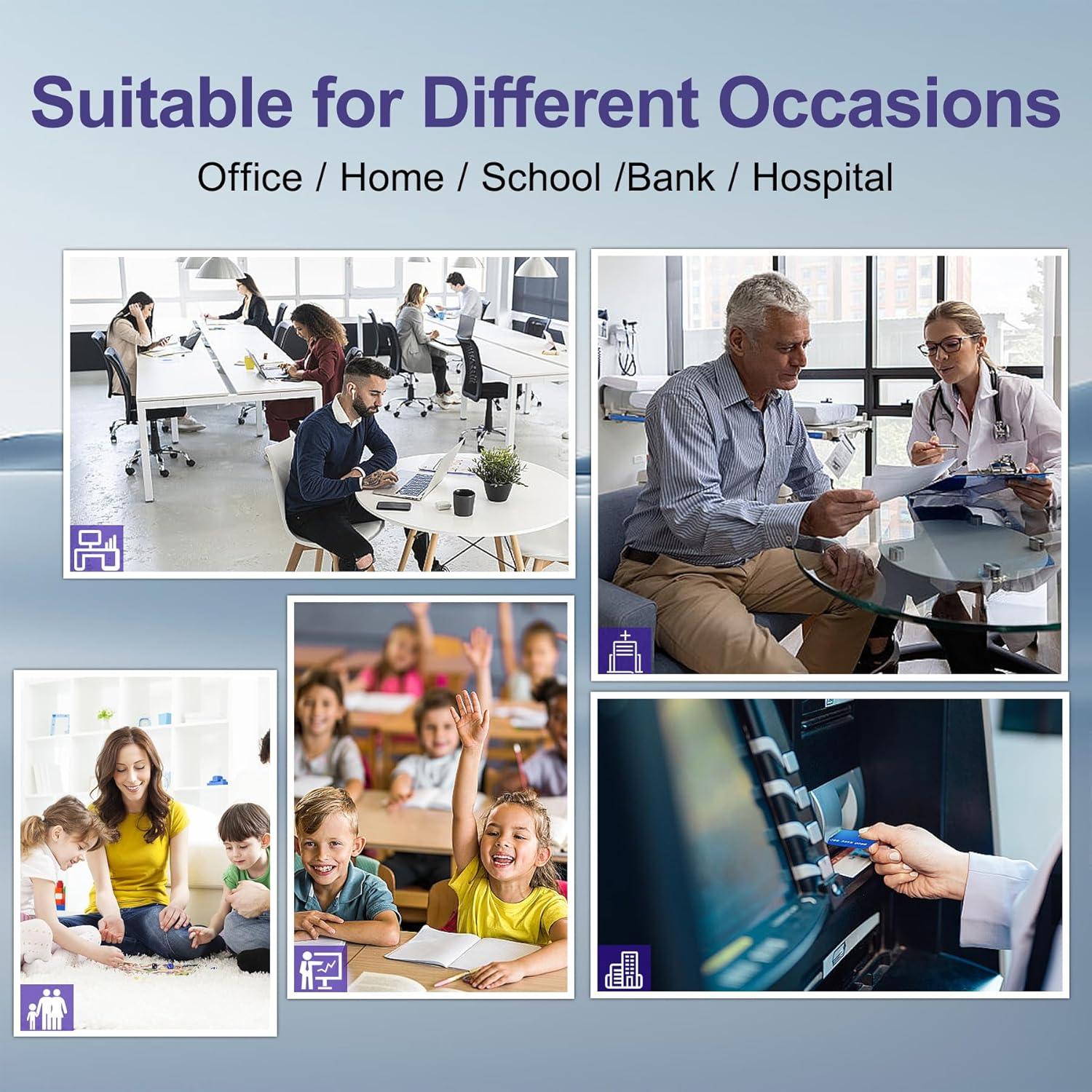 Cartuchos de Tinta FADFAWN LC101XL - 4 Paquete Negro, Cian, Magenta, Amarillo