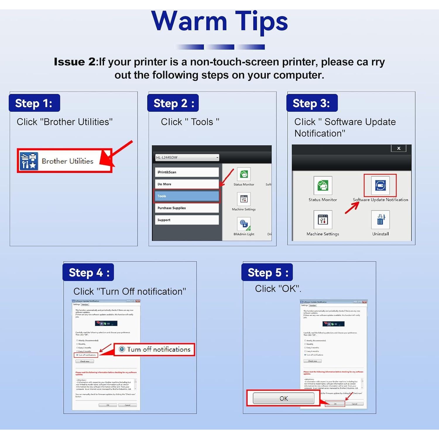 Cartucho de Tóner Gresinly TN229XL 4-Pack Compatible