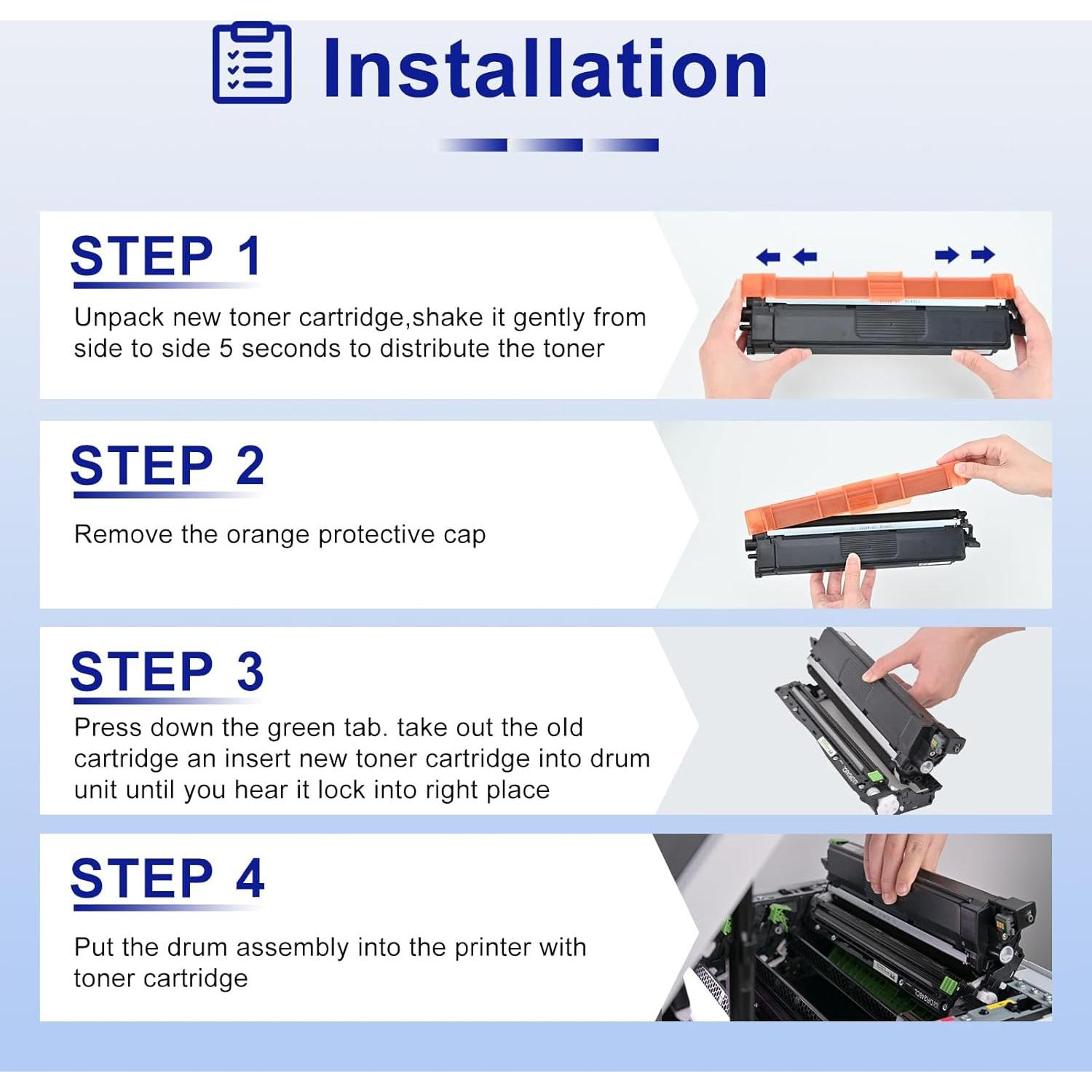 Cartucho de Tóner Gresinly TN229XL 4-Pack Compatible