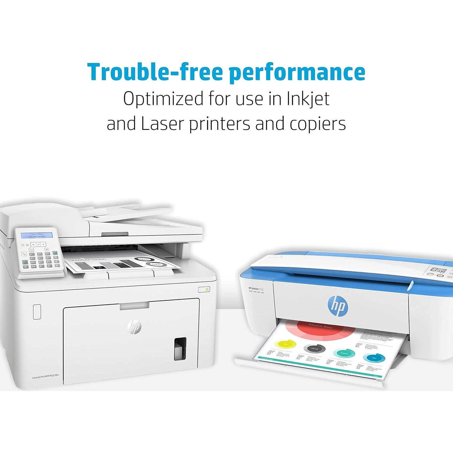 Papel de impresora HP Office20 20 lb 1500 hojas 21.59x27.94 cm