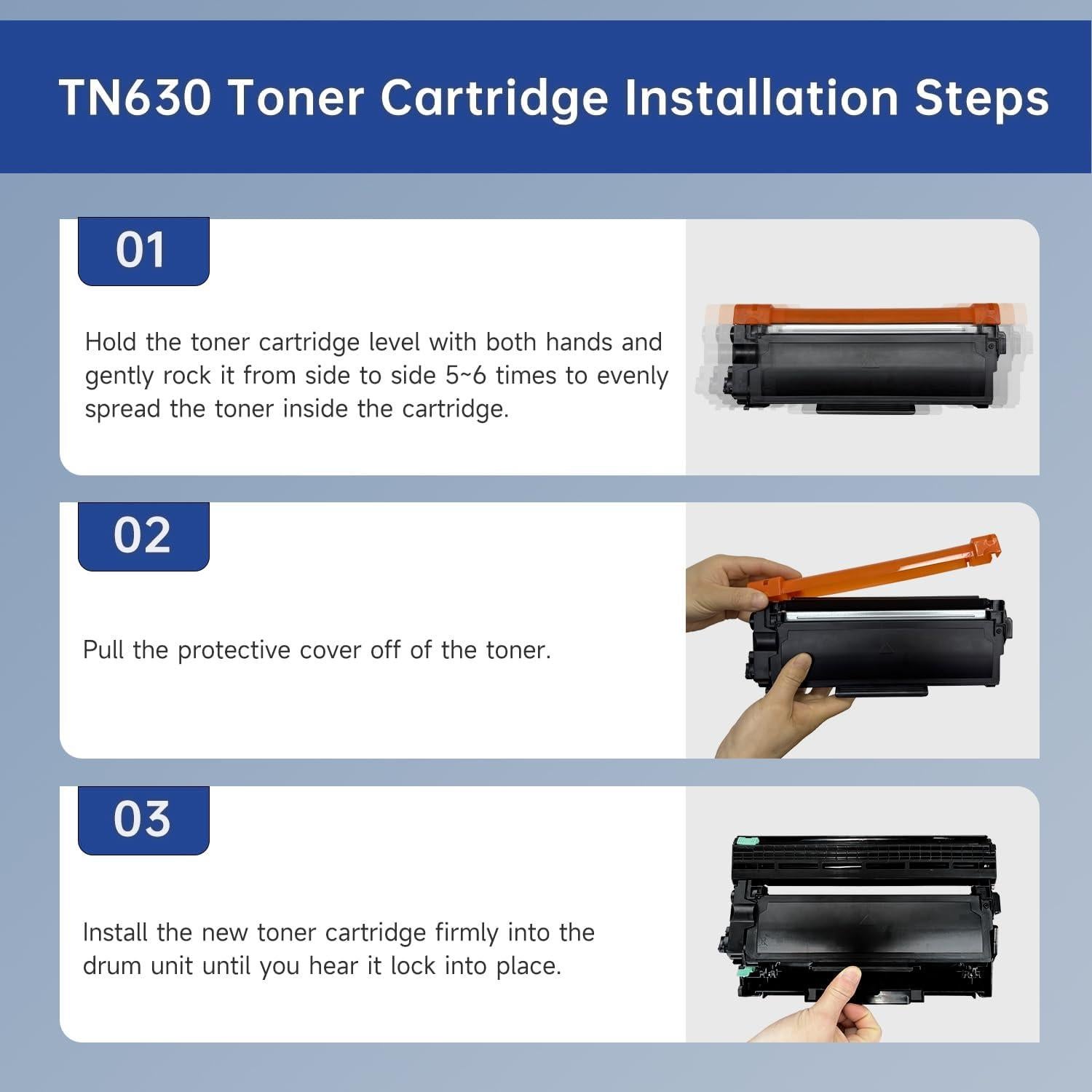 Cartucho de tóner compatible ColoPrinta TN630 para Brother