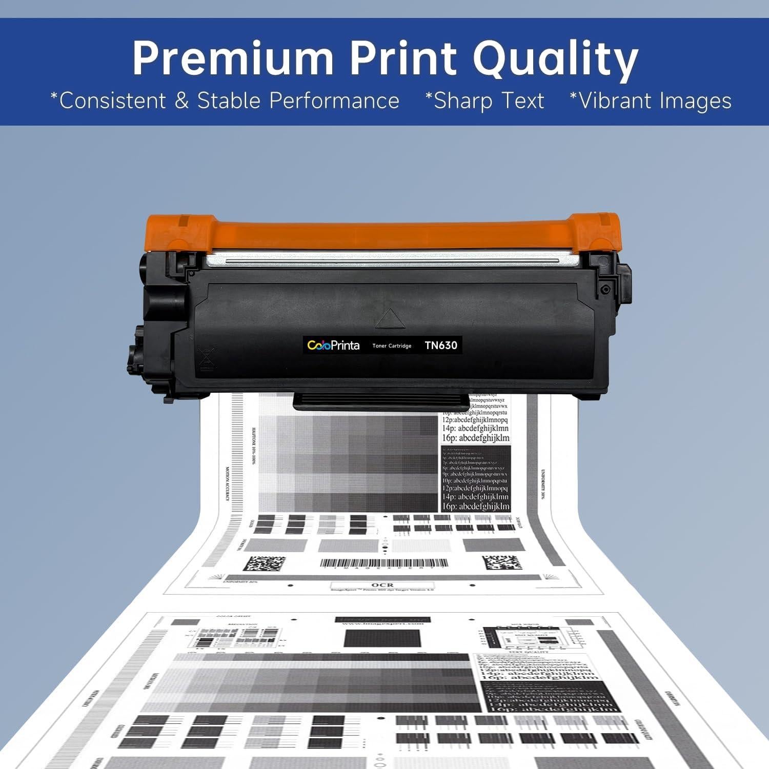 Cartucho de tóner compatible ColoPrinta TN630 para Brother