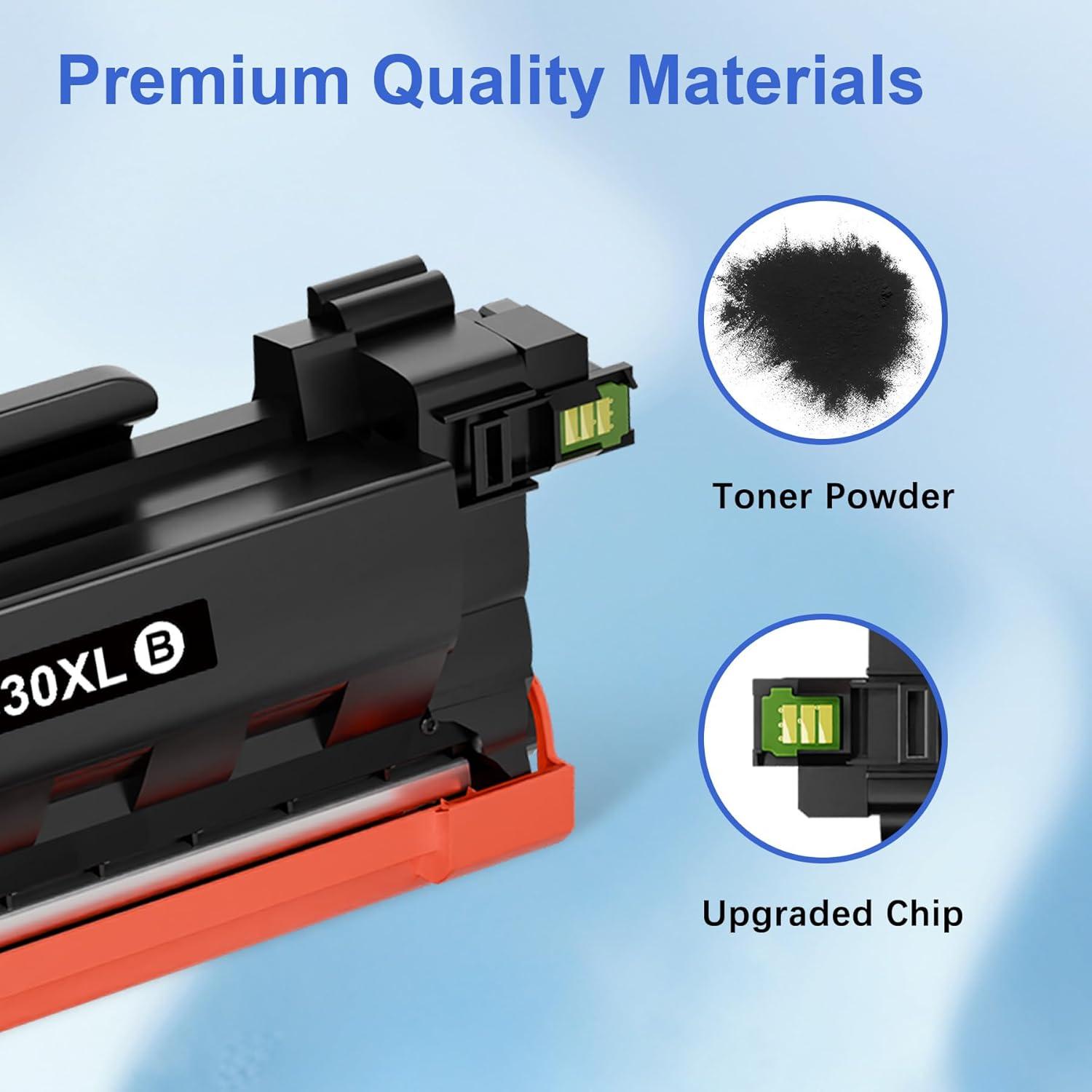 Toner Kingdom TN830XL Compatible para Brother - 2 Cartuchos Negros