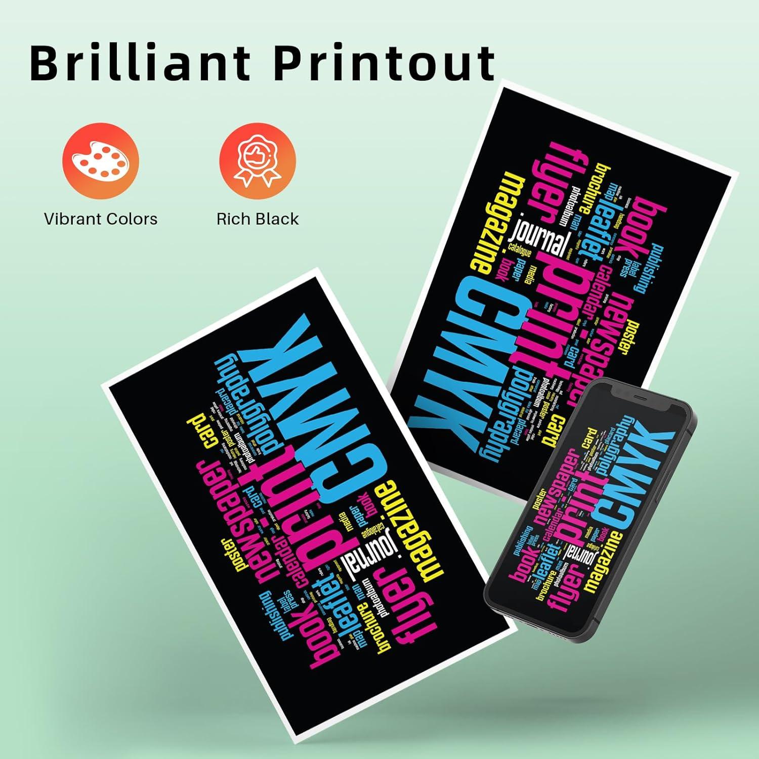 Cartuchos de tinta LC406 compatibles Brother - Paquete de 4