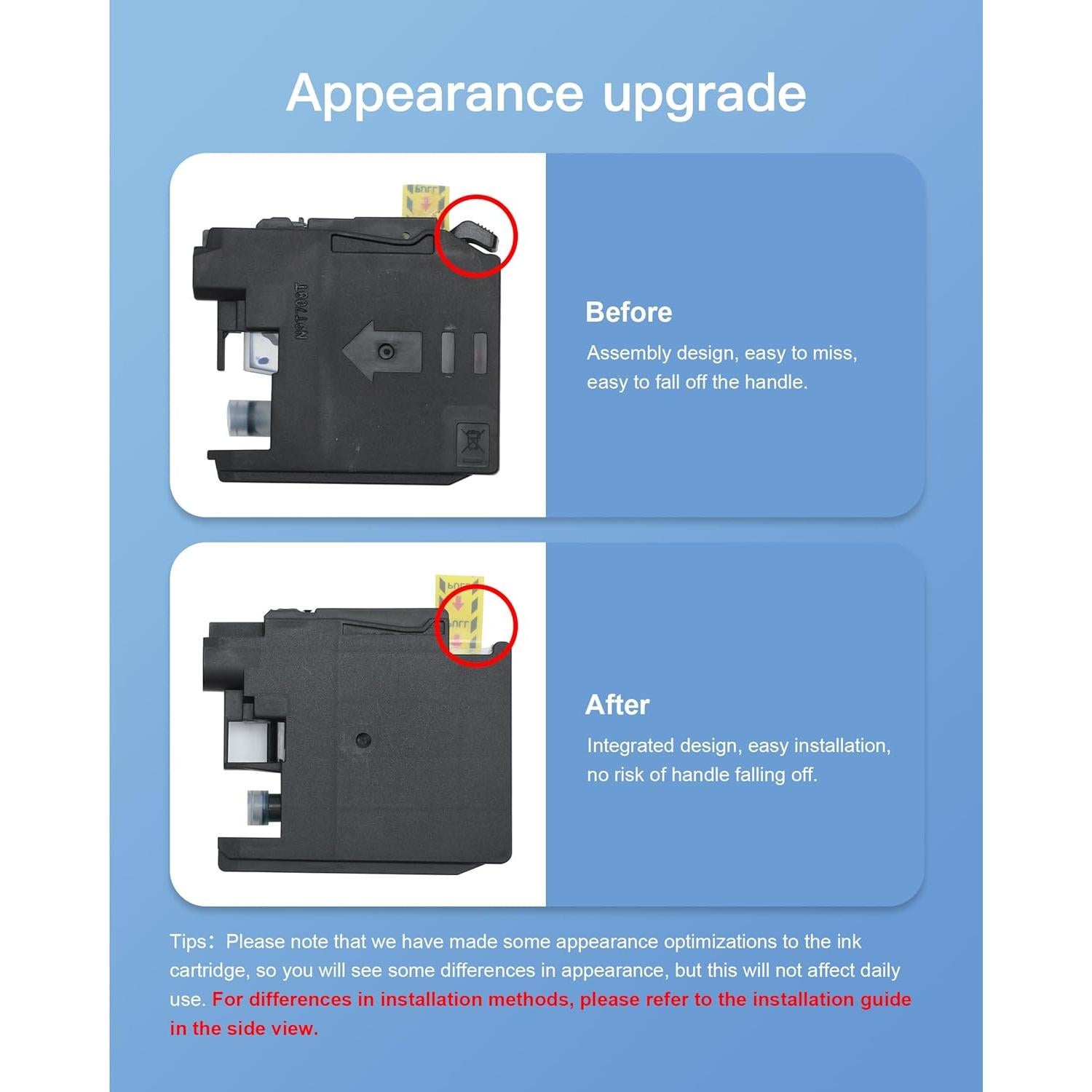 Cartucho de tinta GPC Image LC203XL compatible para Brother - Paquete de 10