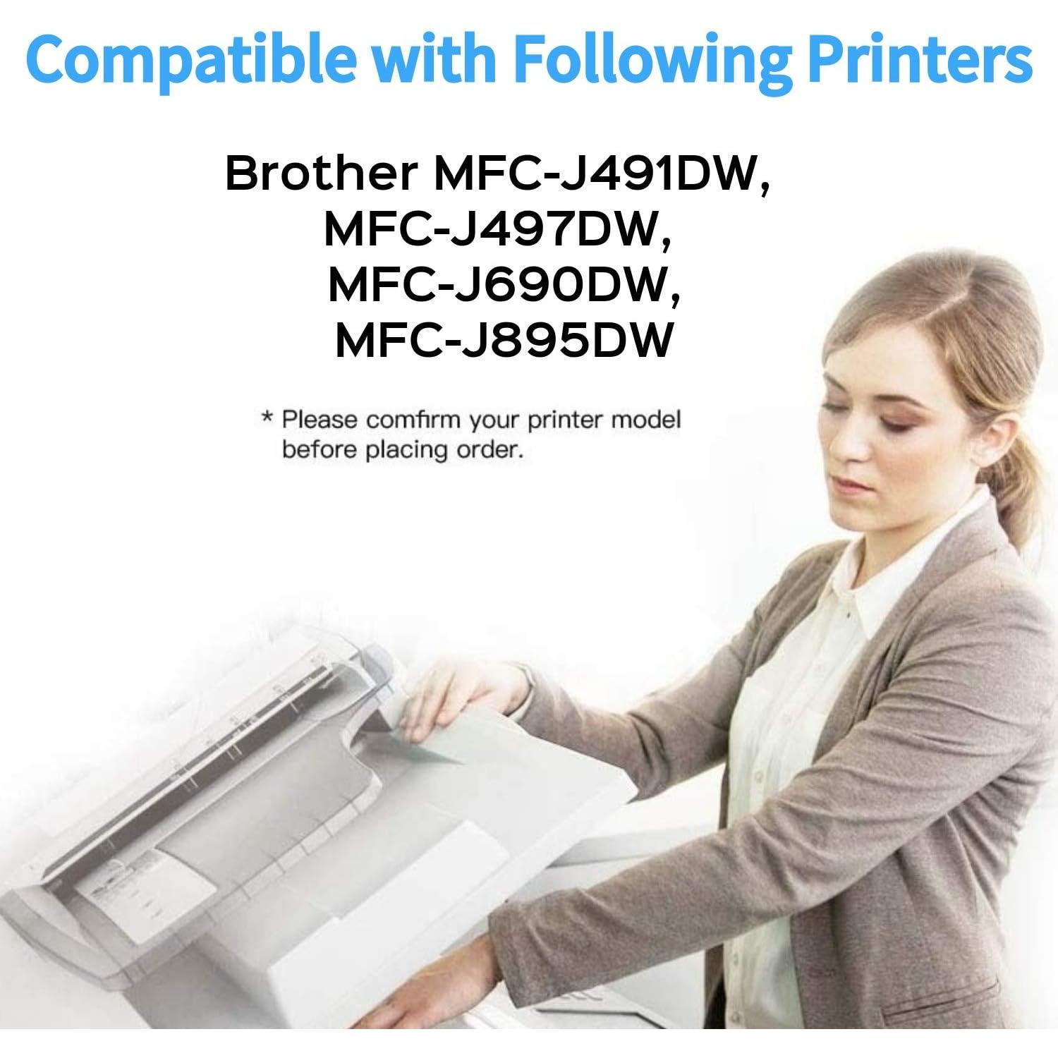 Cartuchos de tinta F FINDERS&CO LC3013 para Brother MFC-J491DW