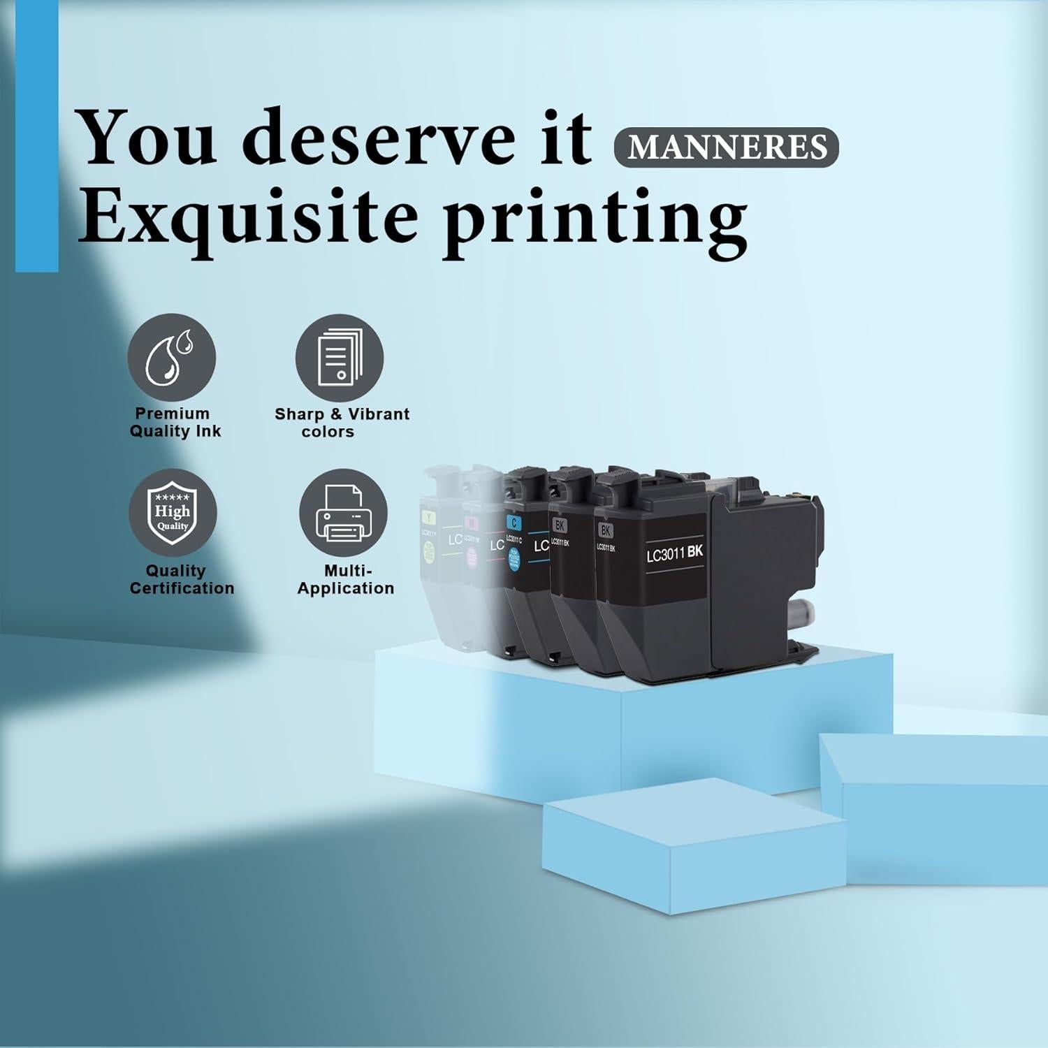 Cartuchos de tinta Brother LC3011 (2BK/1C/1M/1Y) 5 unidades