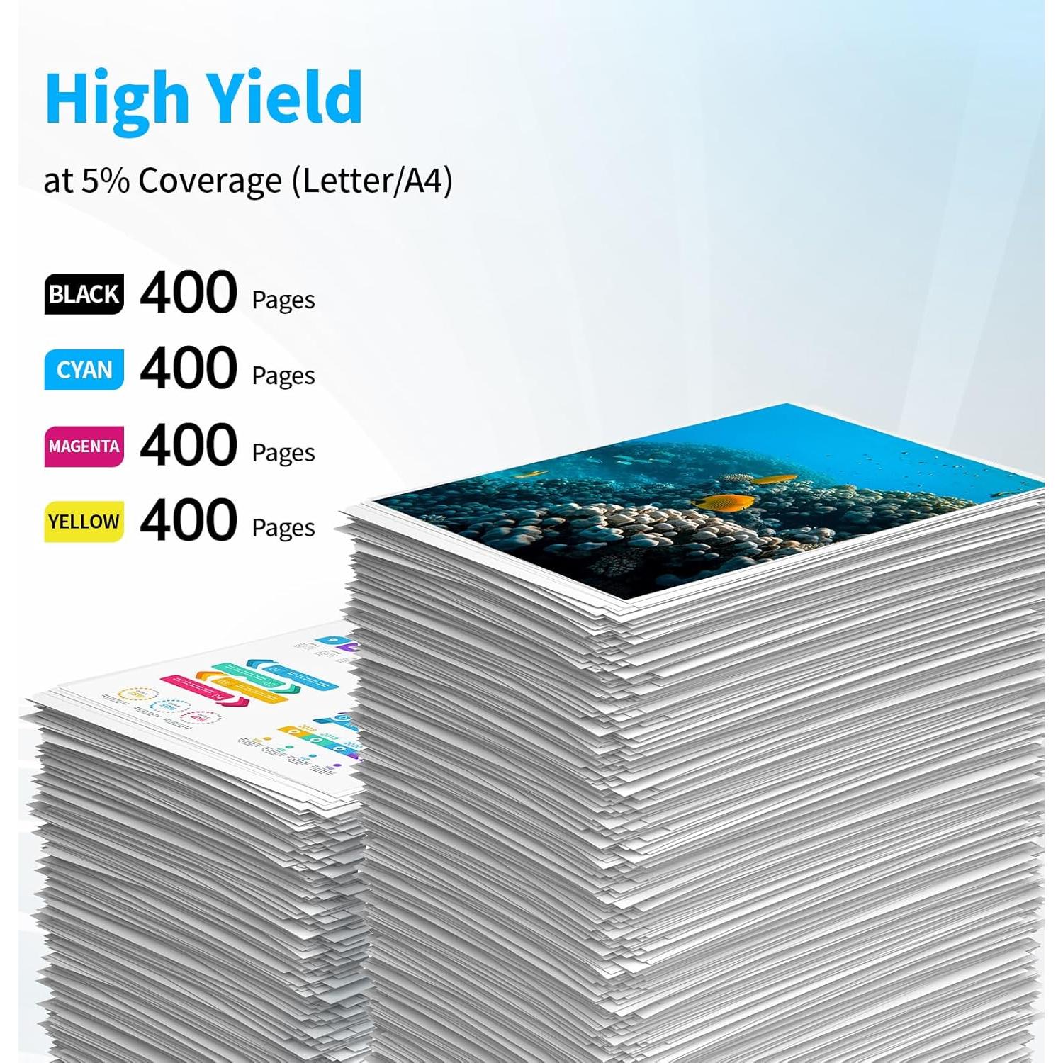 Cartuchos de Tinta Compatibles EASYPRINT LC3013 8-Pack