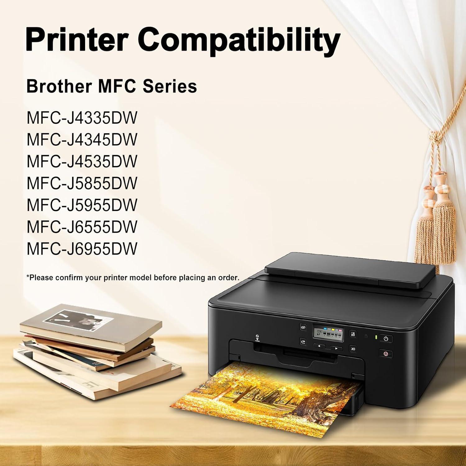 Cartuchos de tinta Miss Deer LC406 4-Pack para Brother