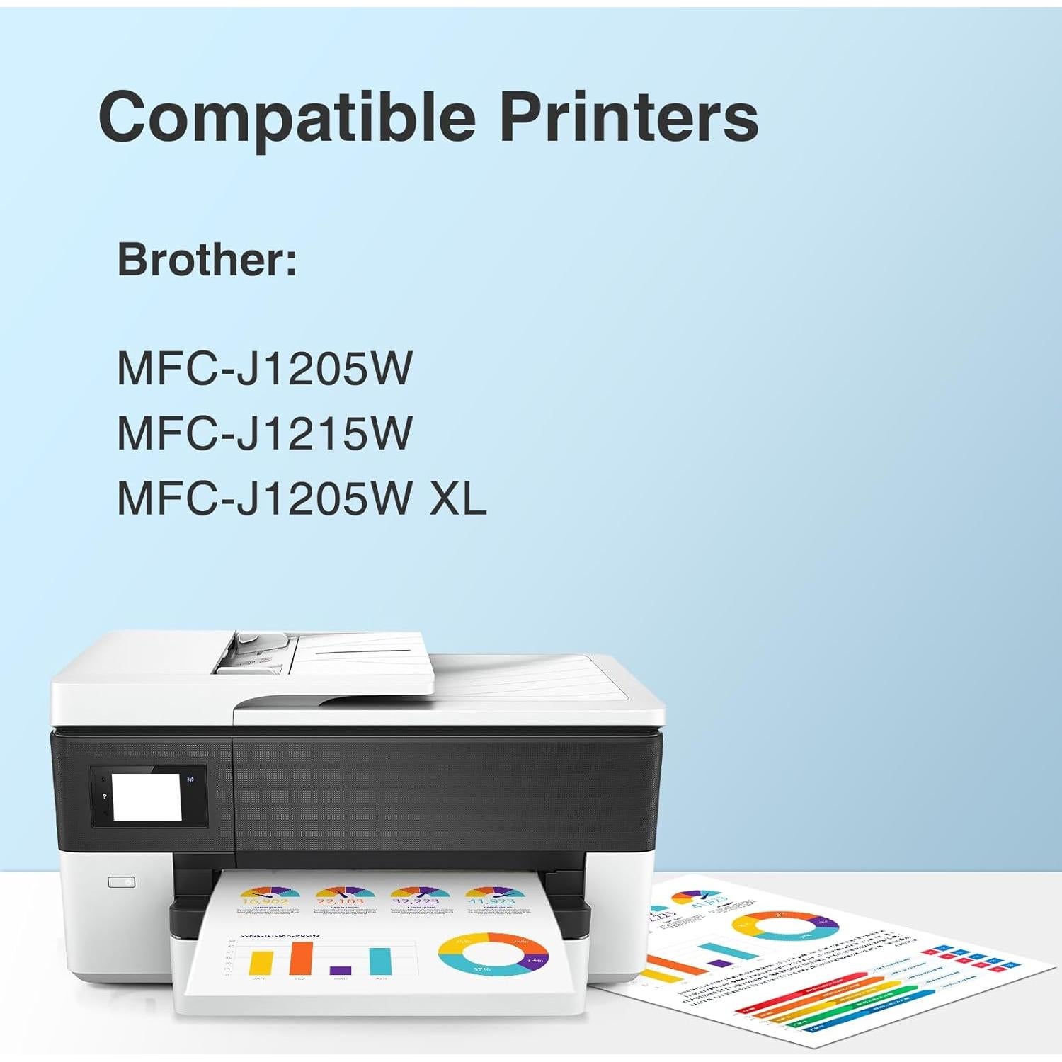 Cartuchos de tinta LC404 Faslvink compatibles para impresora Brother