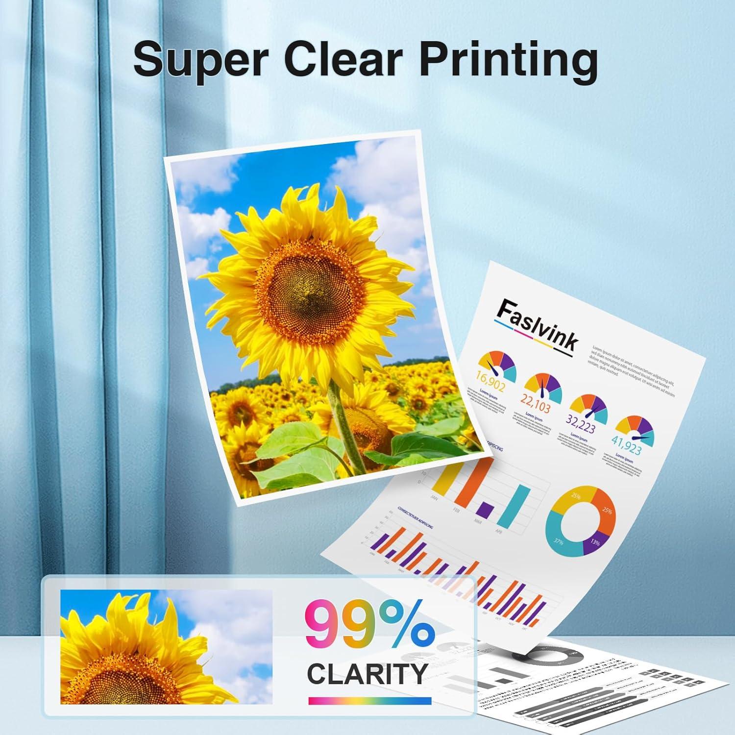 Cartuchos de tinta LC404 Faslvink compatibles para impresora Brother