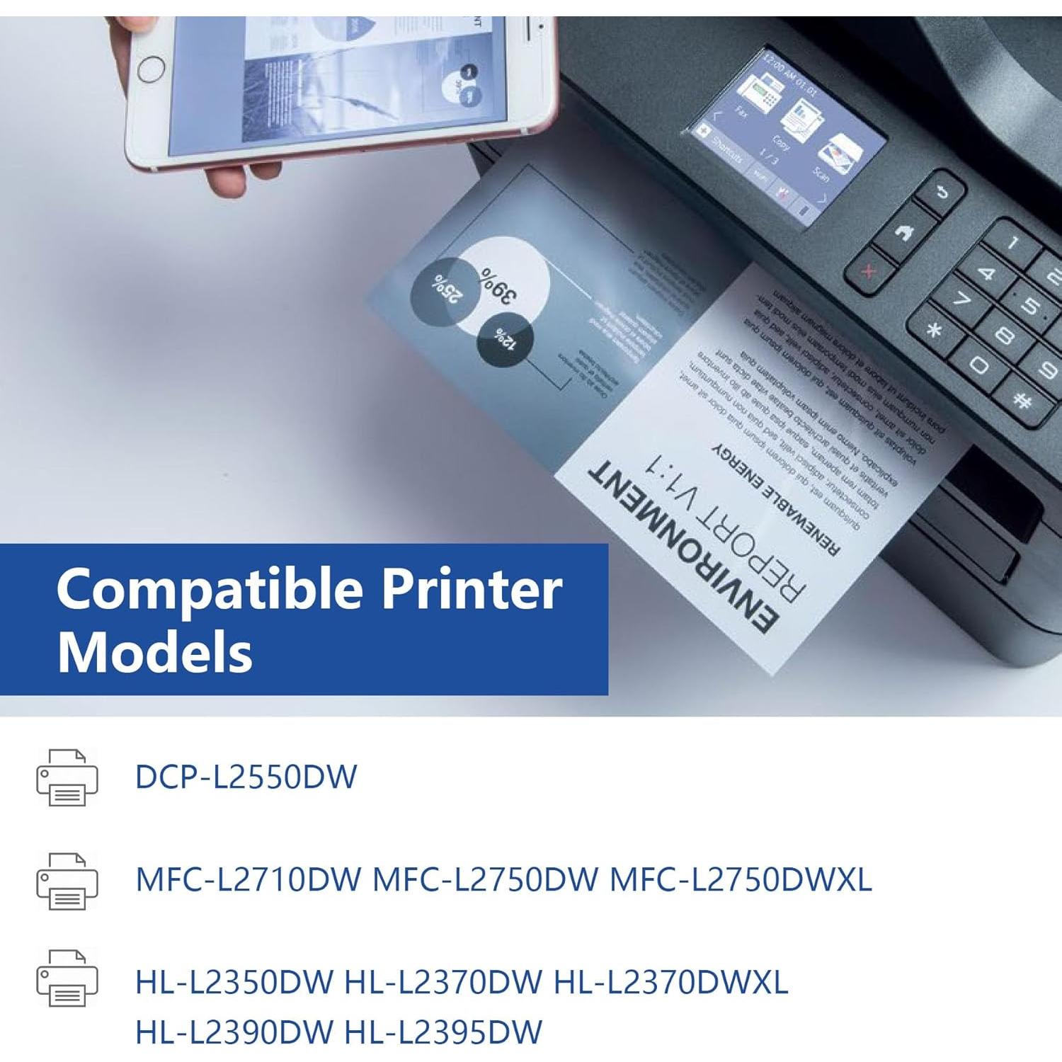 Cartuchos de Tóner Negro TN730 HalfwayInk - Paquete de 2