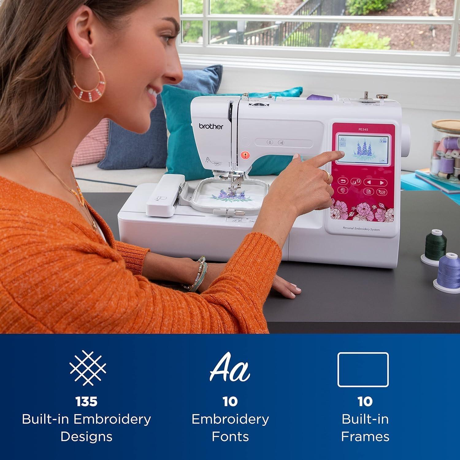 Máquina de Bordado Brother PE545 Inalámbrica 10.16x10.16cm