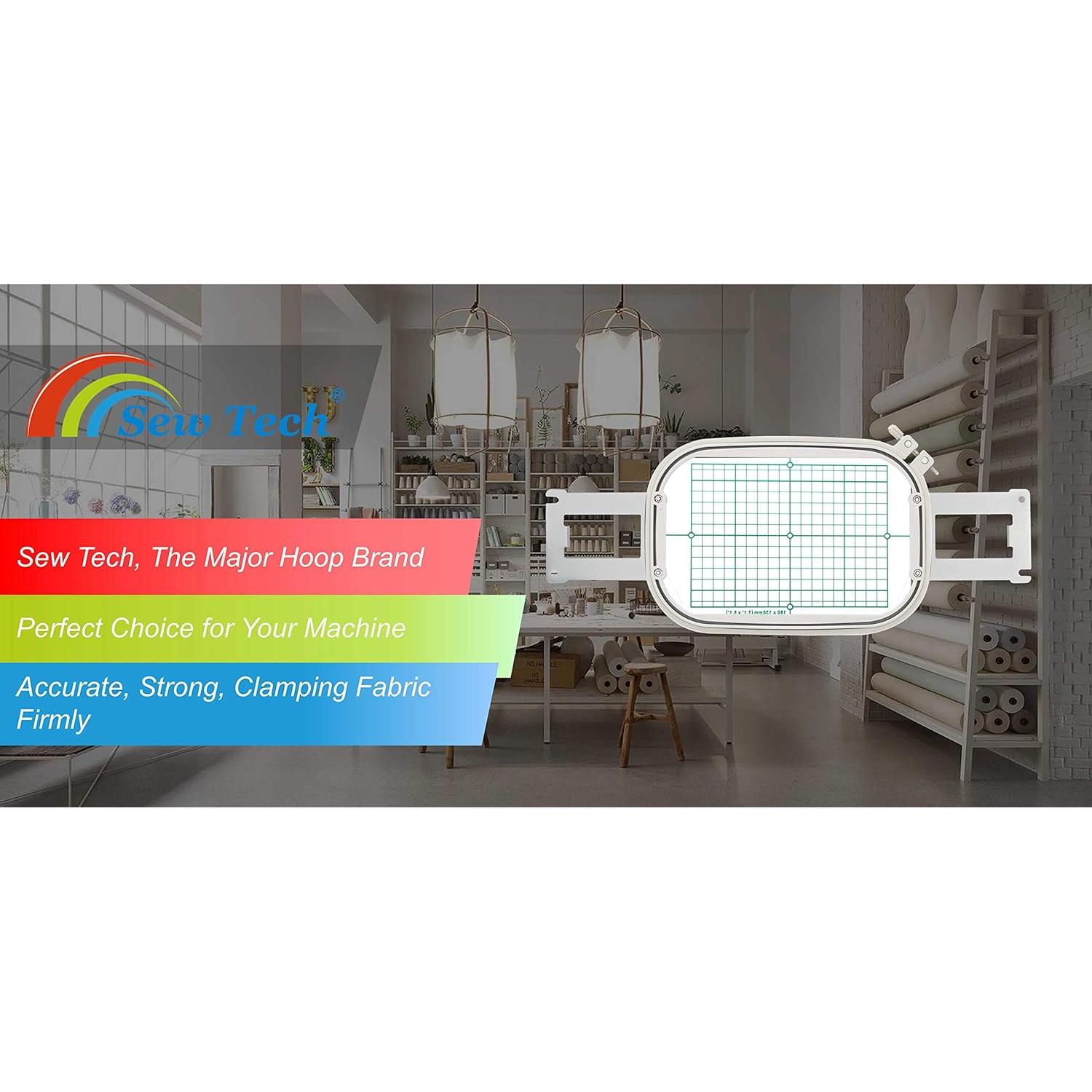 Aro de Bordado Sew Tech PRH180 para Brother y Babylock 18x13 cm