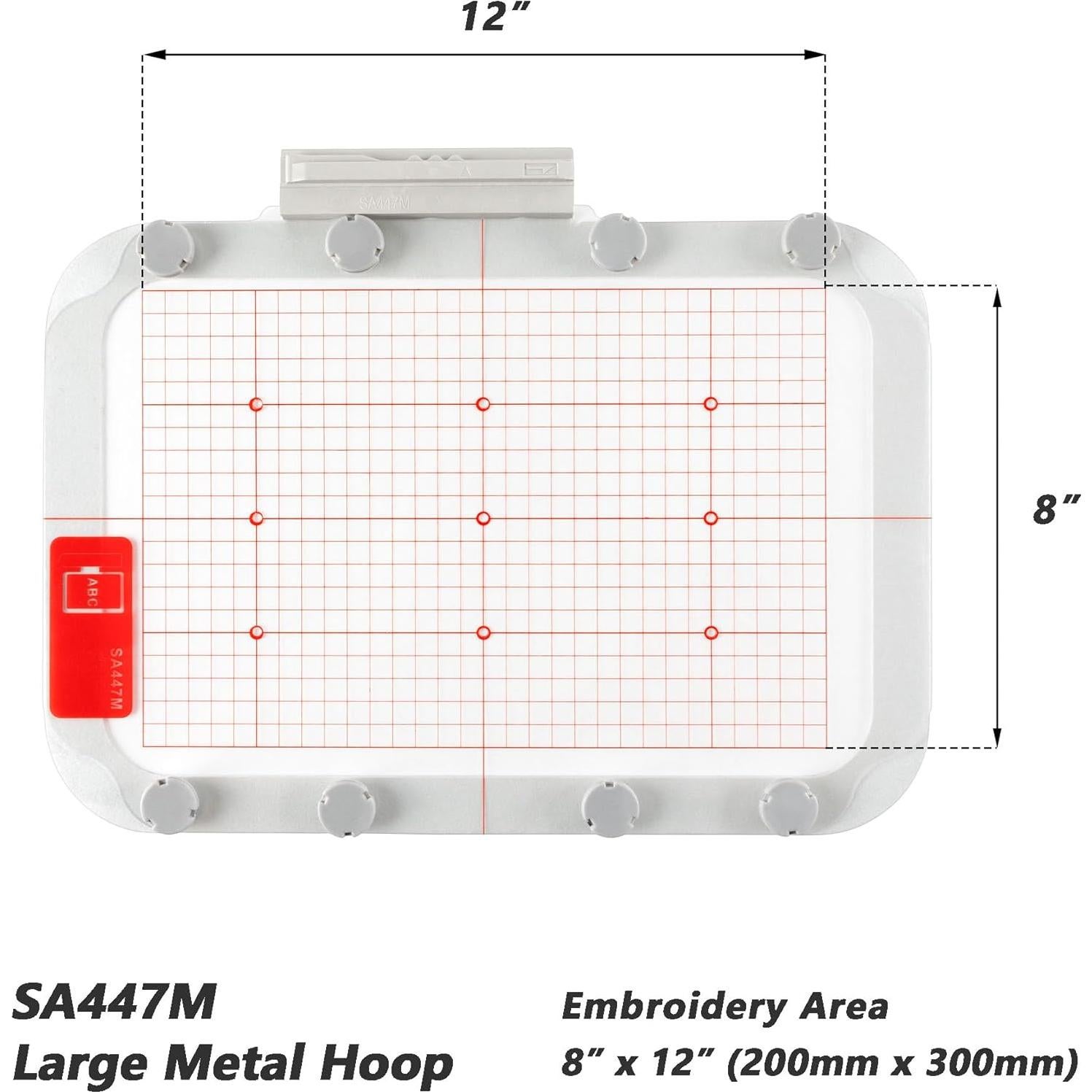 Aro Magnético MagnaHoop SA447M para Bordado 200x300mm