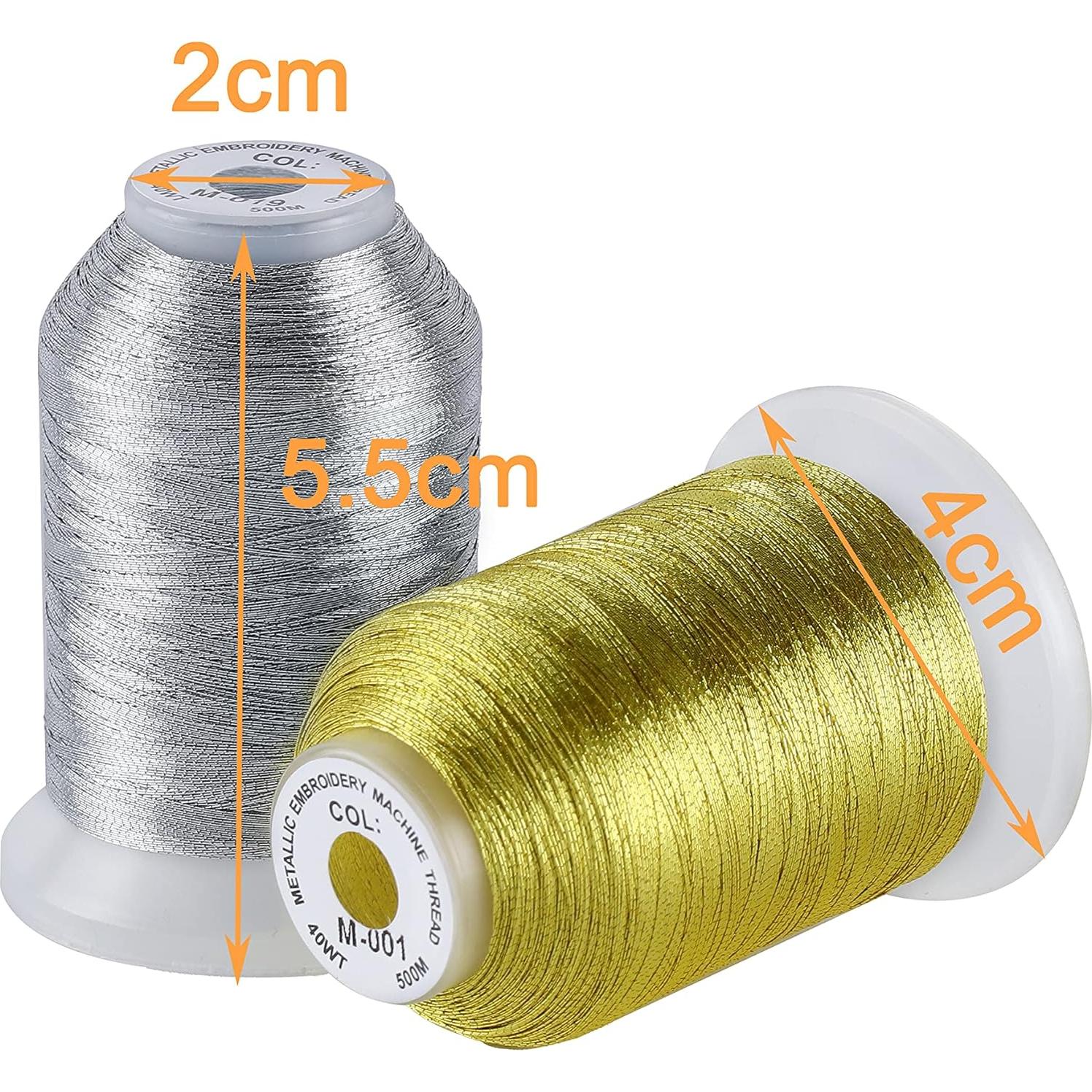 Kit de Hilos de Bordar Nuevo brothread 50 Bobinas 500m