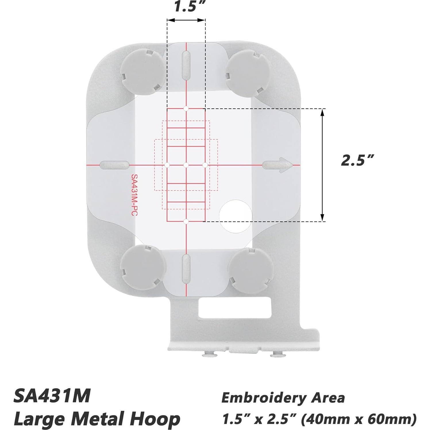 Aro Magnético MagnaHoop 20x60mm para Brother y Babylock