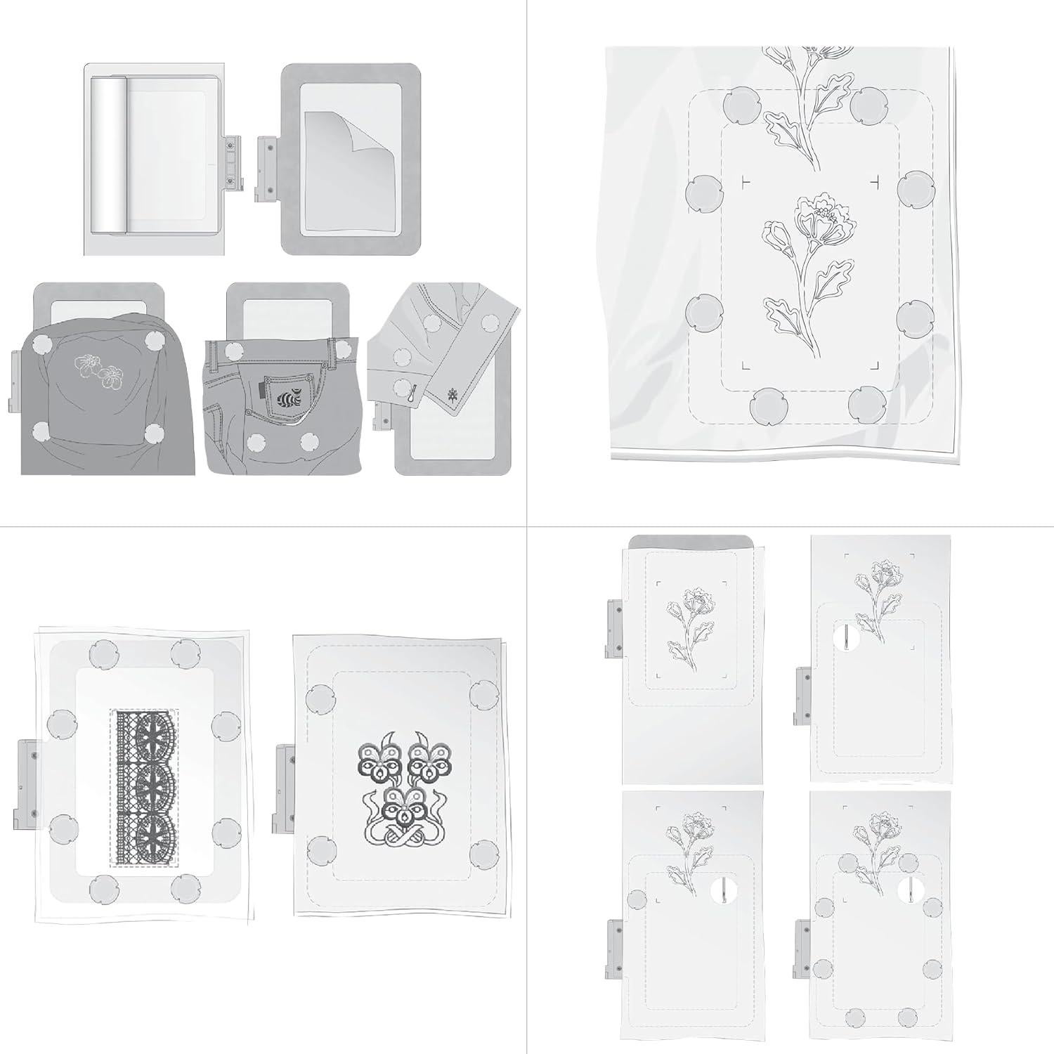 Aro Magnético MagnaHoop 20x60mm para Brother y Babylock