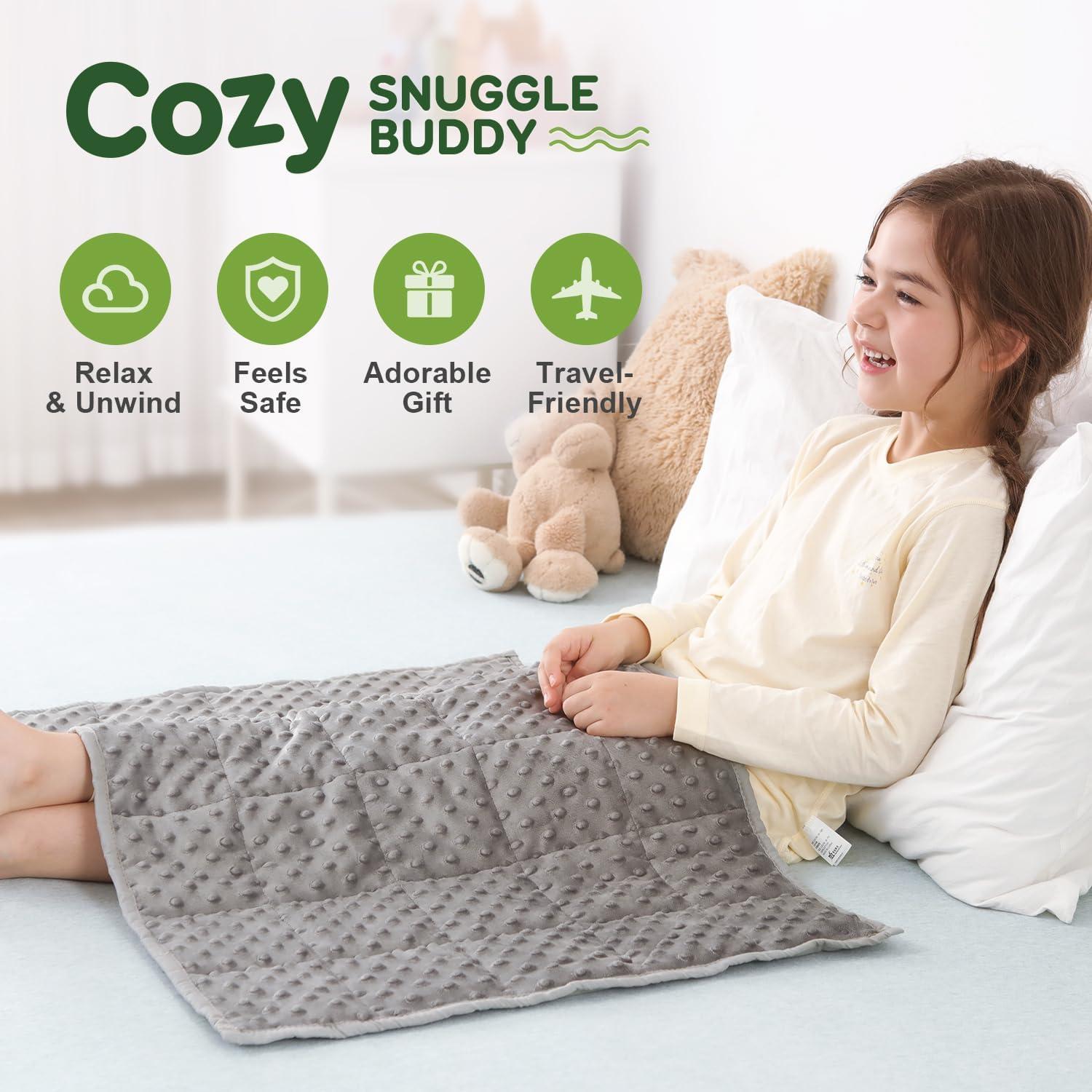 Manta con peso Sivio 50.8x76.2cm 0.91kg Gris Suave