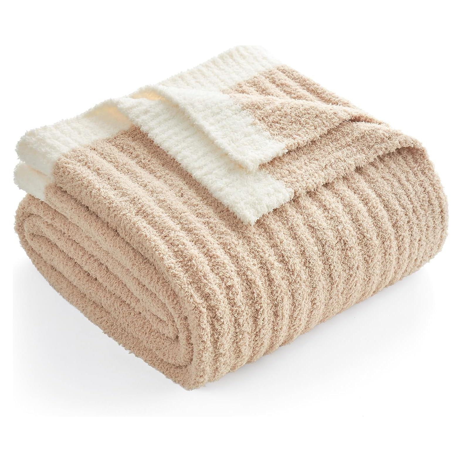 Manta de Ribete Snuggle Sac Beige 127x152 cm Microfibra